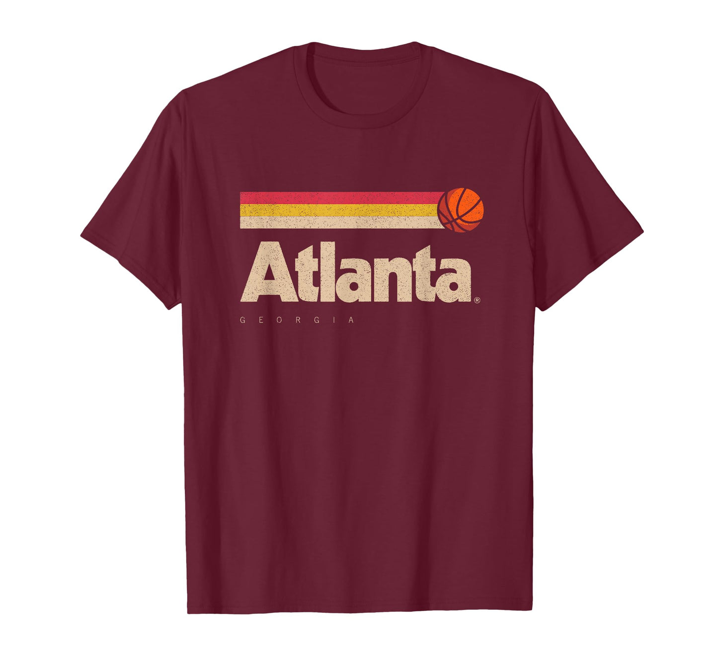 Atlanta Basketball B-Ball City Georgia Retro Atlanta T-Shirt