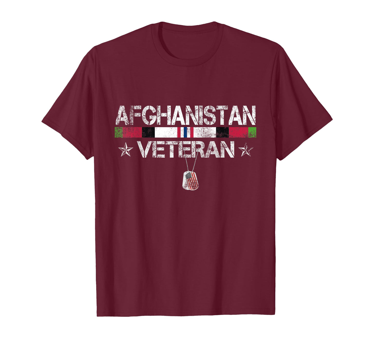 Afghanistan Veteran T-Shirt Vintage Patriotic Veterans Day T-Shirt
