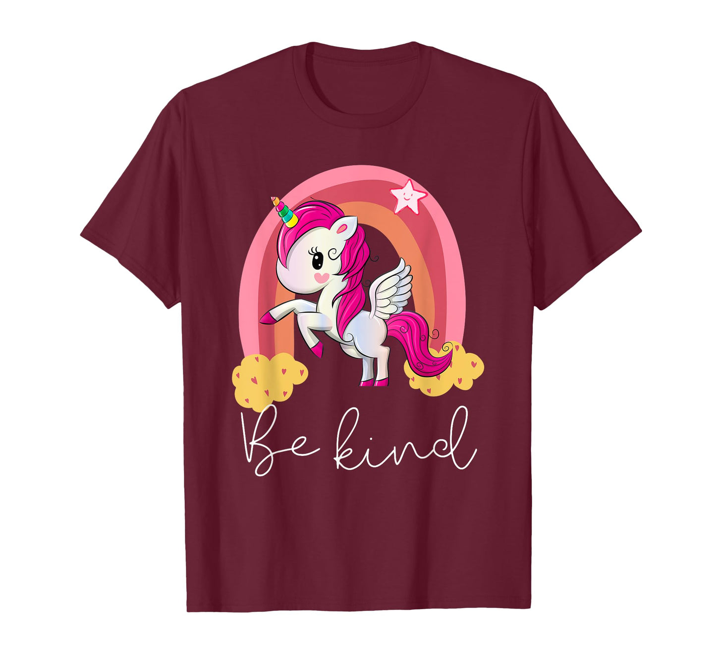 unity day orange for kids toddler be kind unicorn rainbow T-Shirt
