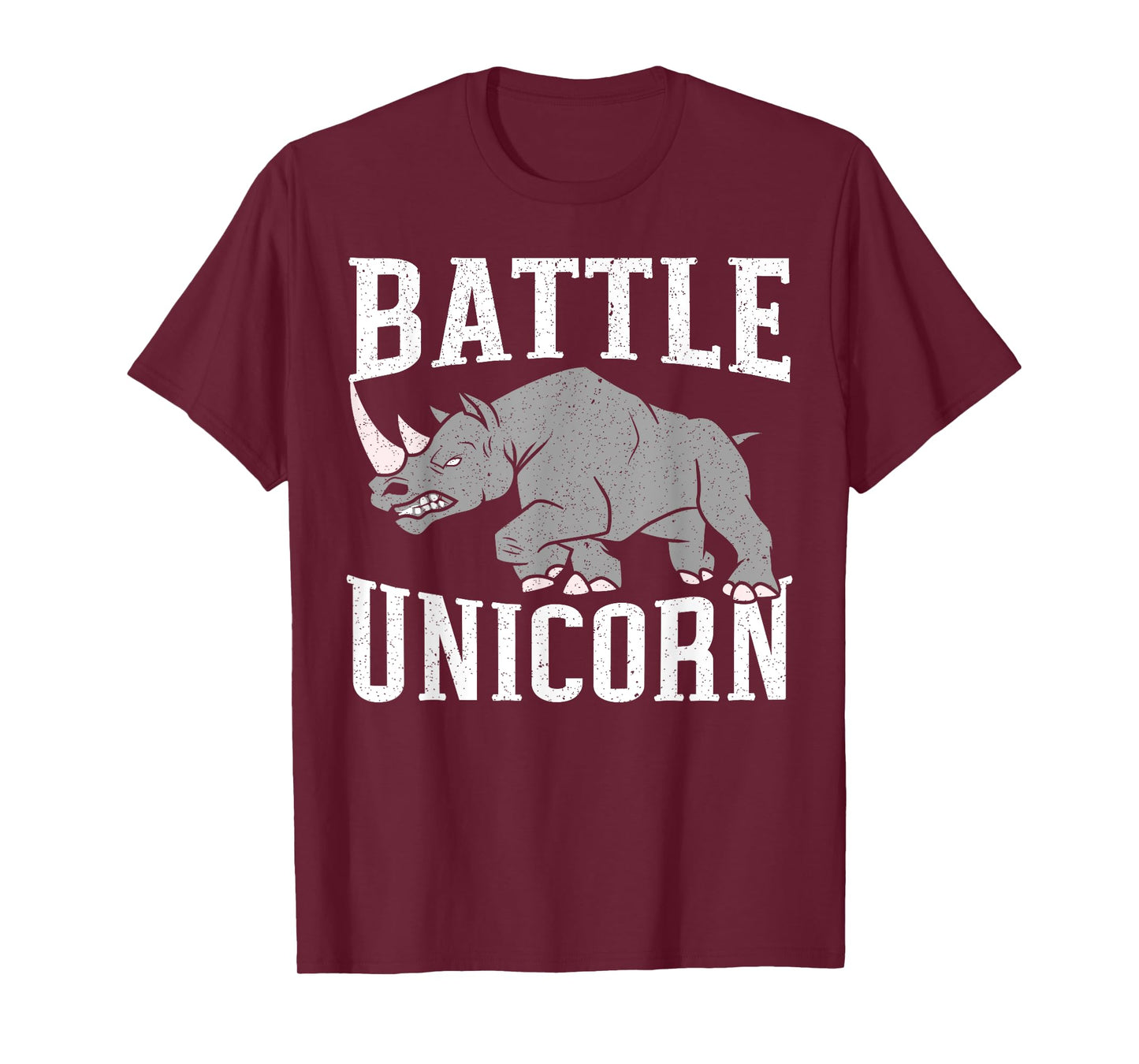 Battle Unicorn Rhinocerus Wildlife Animal Herbivore Rhino T-Shirt