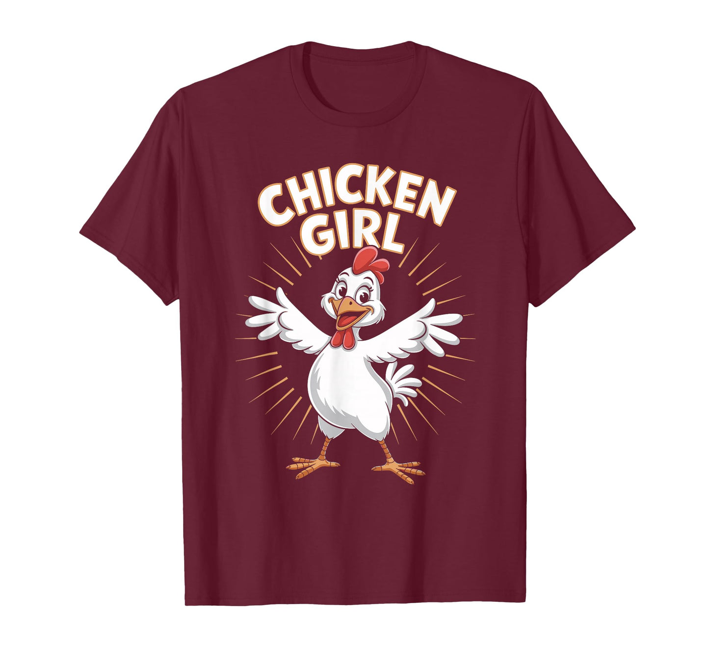 Chicken Girl Childrens Chickens Apparel | Youth Kids Chicken T-Shirt