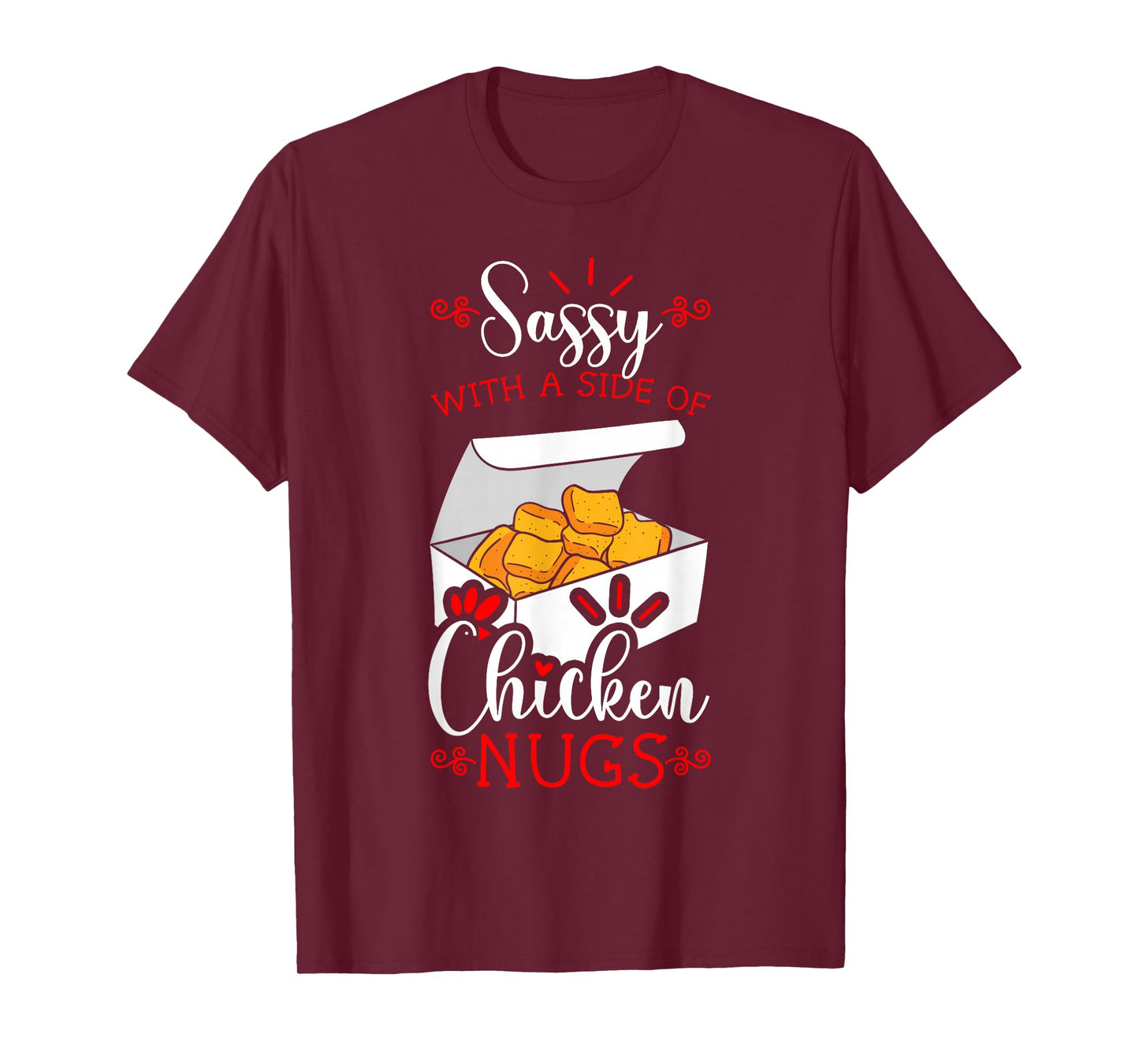 Chicken Nugget Fans Nug Eaters Fast Food Lovers Nuggies T-Shirt