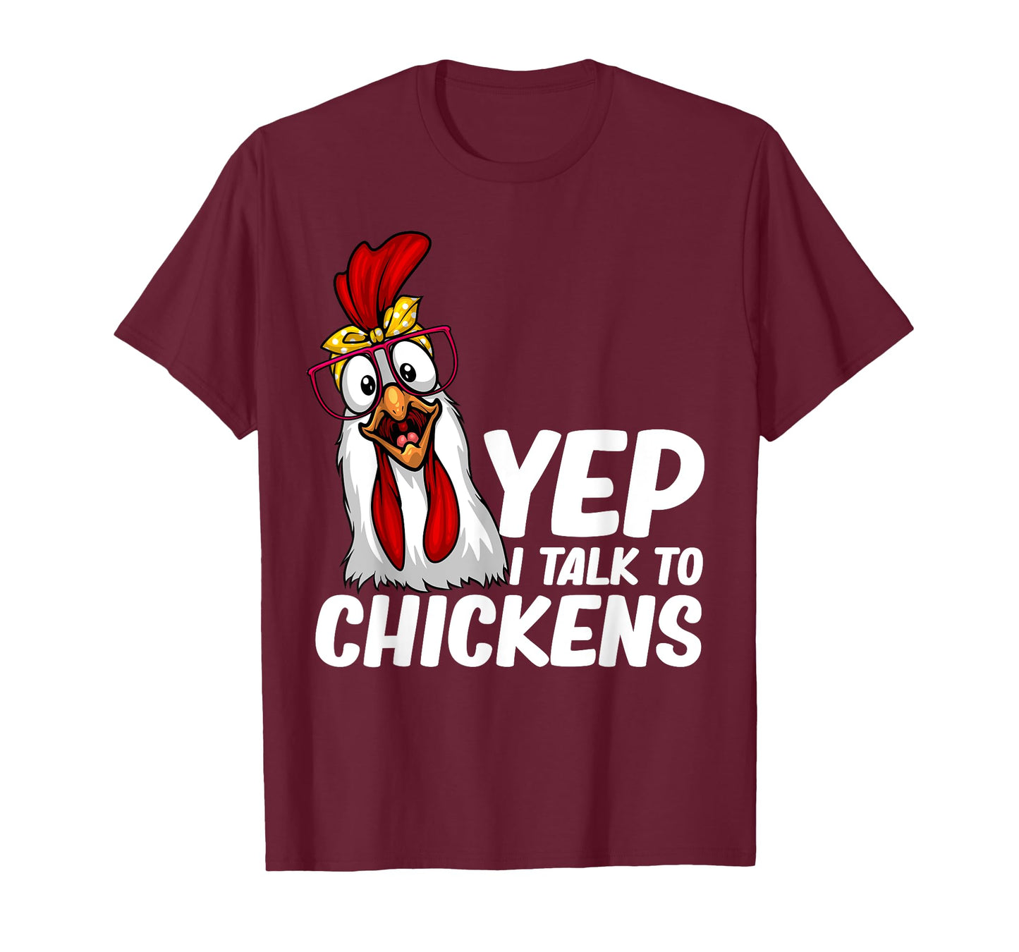 Funny Chicken For Men Women Crazy Chicken Farmer Lovers T-Shirt