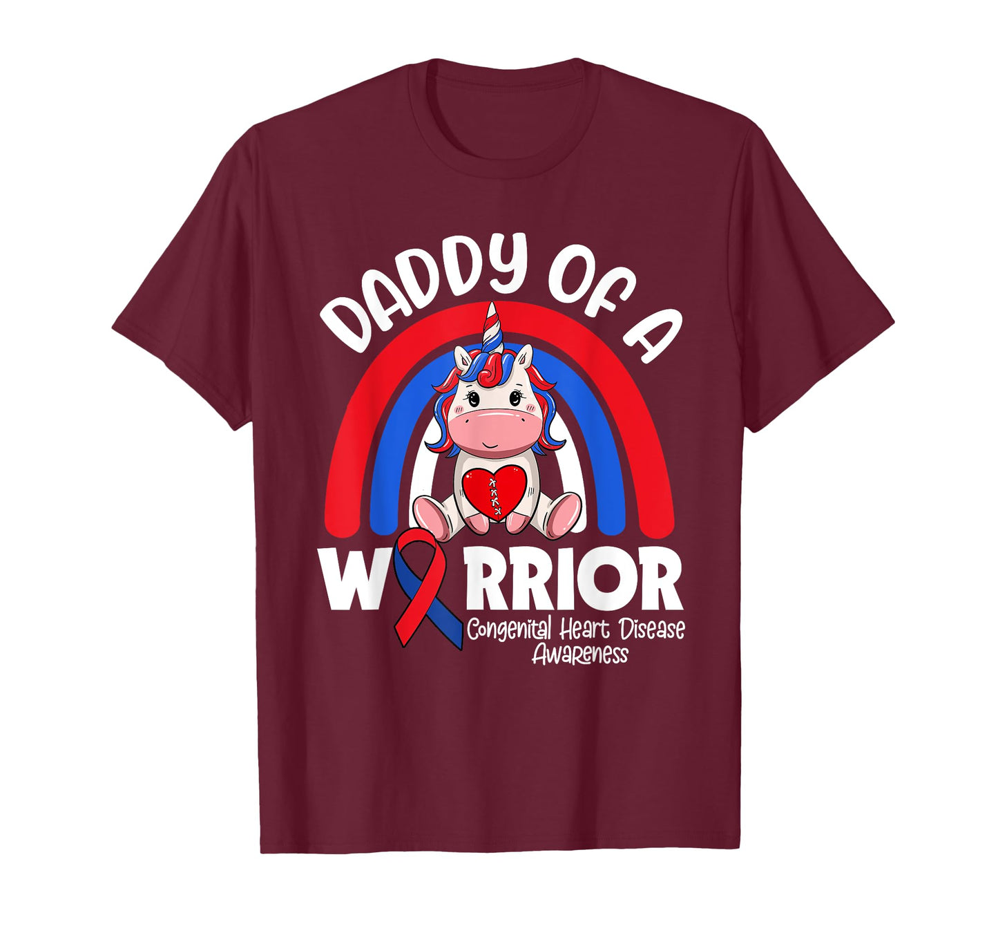 Daddy Of A Heart Warrior CHD Awareness Week Clothing Gift T-Shirt