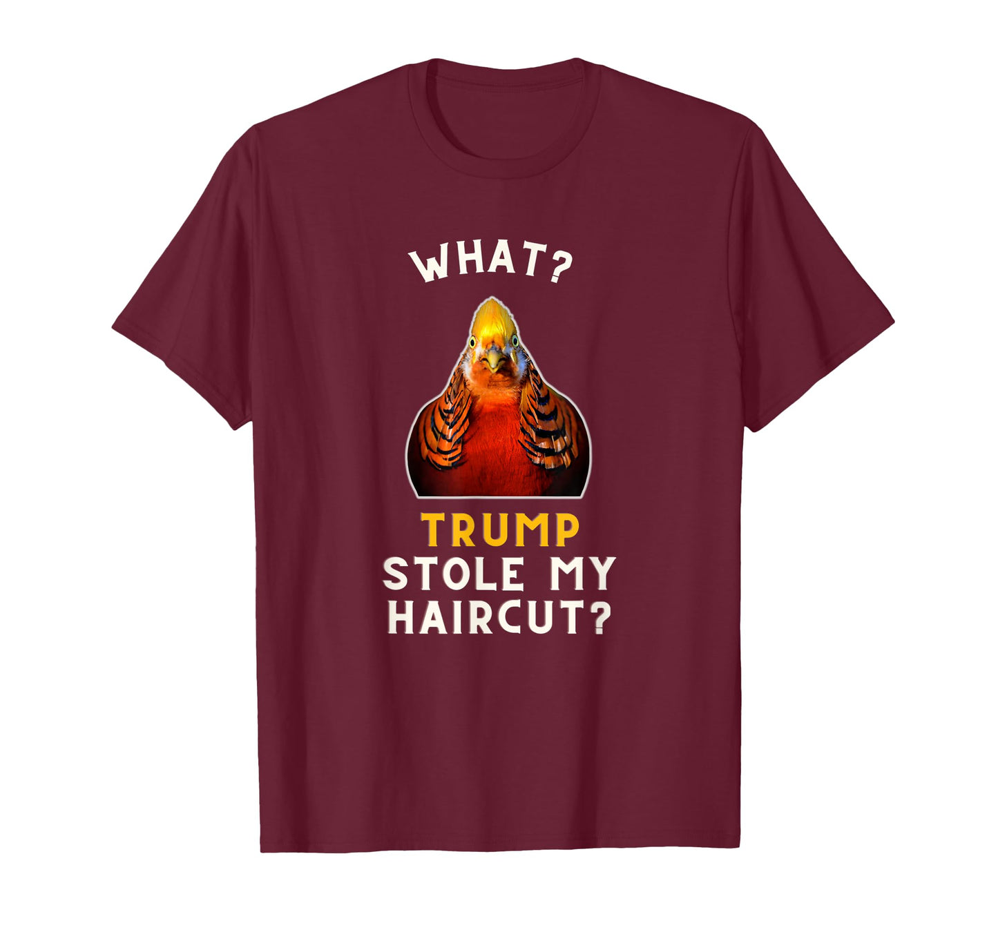 Golden pheasant Meme Bird Men Women Kids T-Shirt