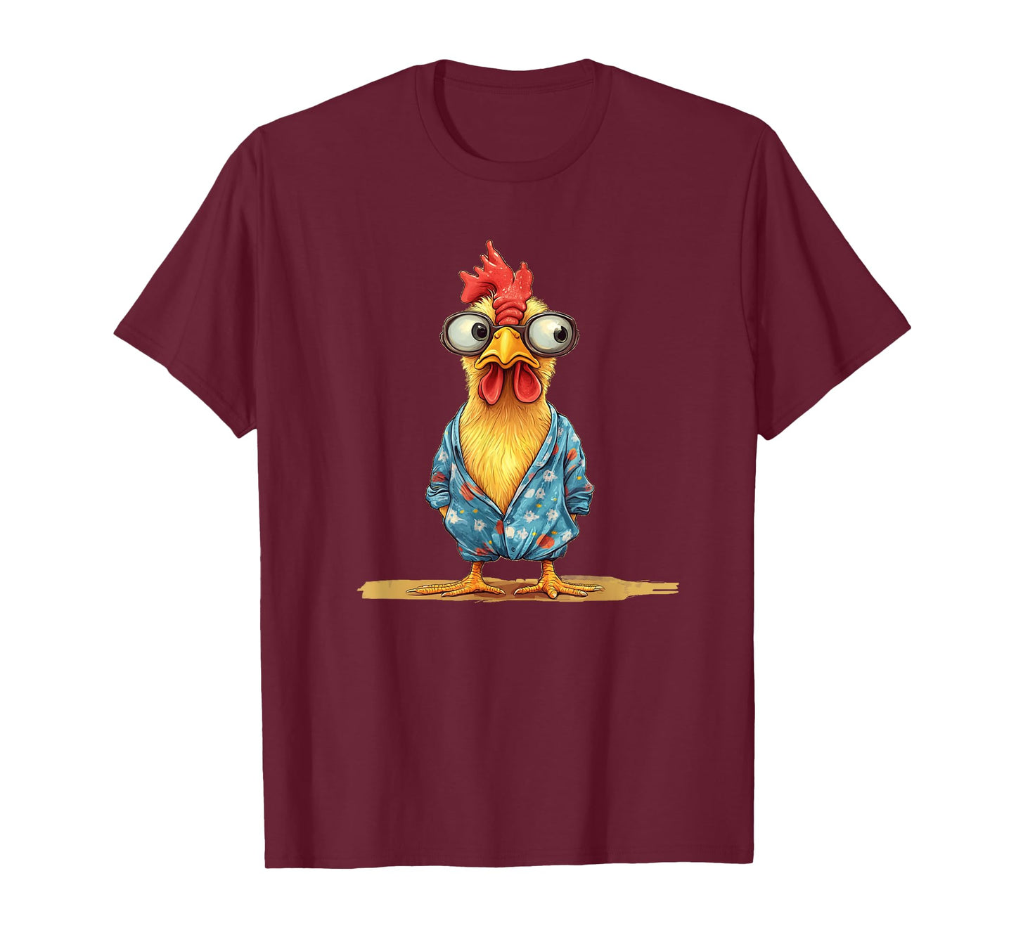 Sleepy Chicken Rocking Cozy Pajamas for Boys and Girls T-Shirt