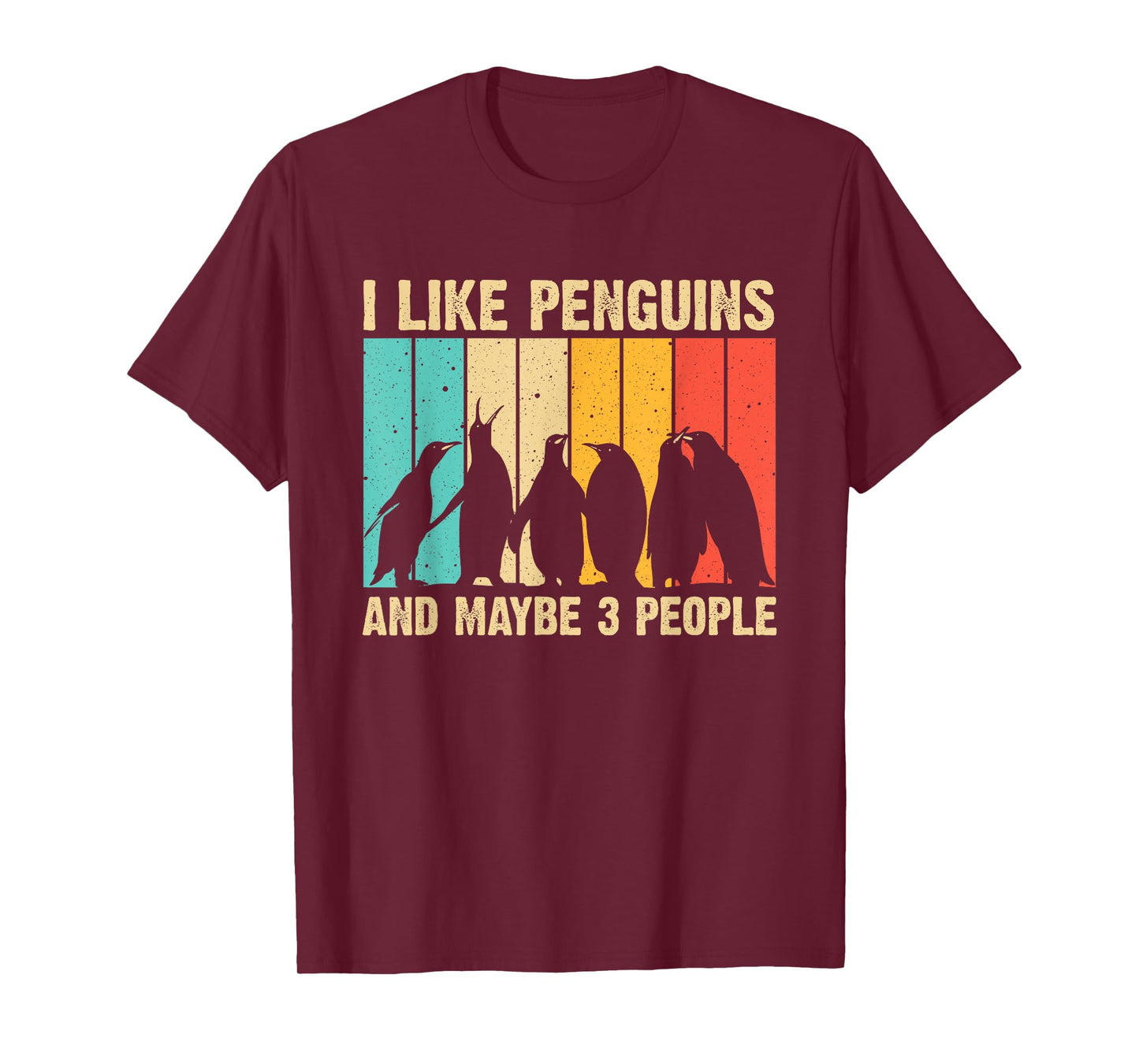 Cute Penguin Design For Men Women Kids Retro Penguin Lover T-Shirt