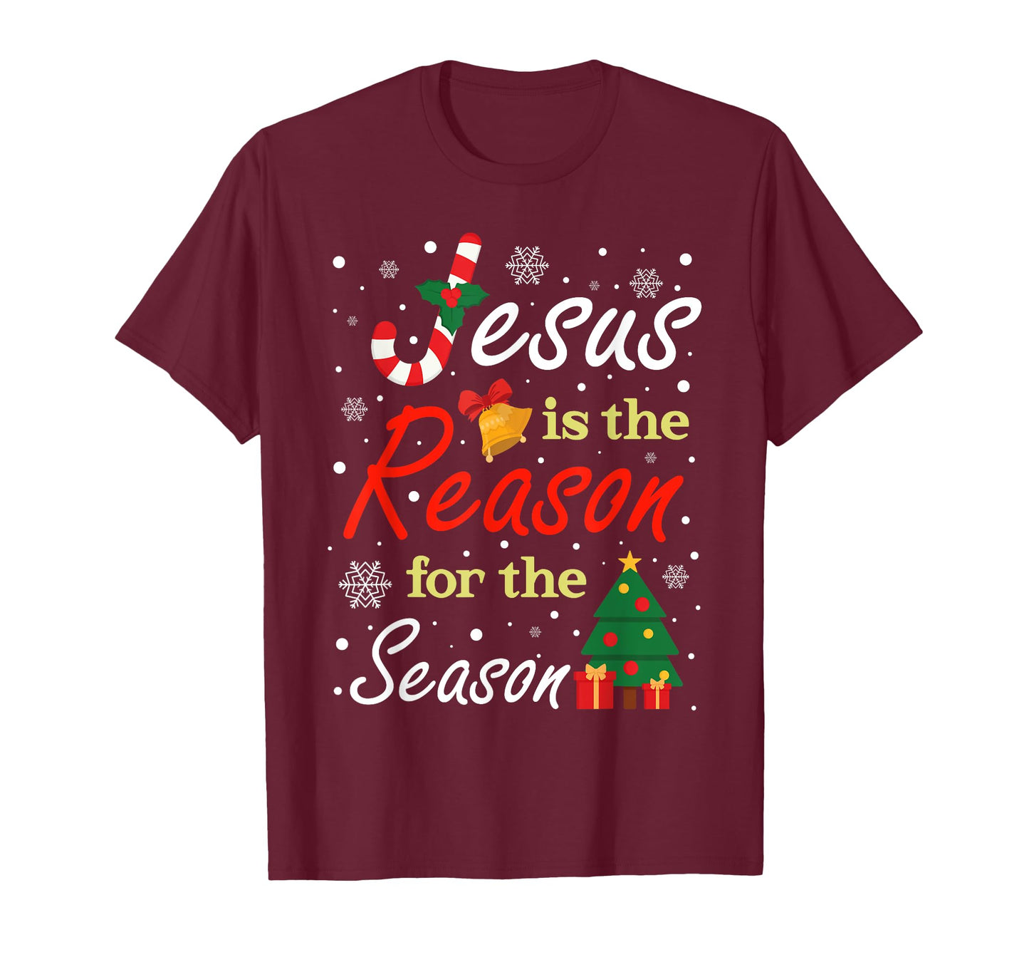 Xmas Jesus is The Reason for The Season Christmas Christian T-Shirt