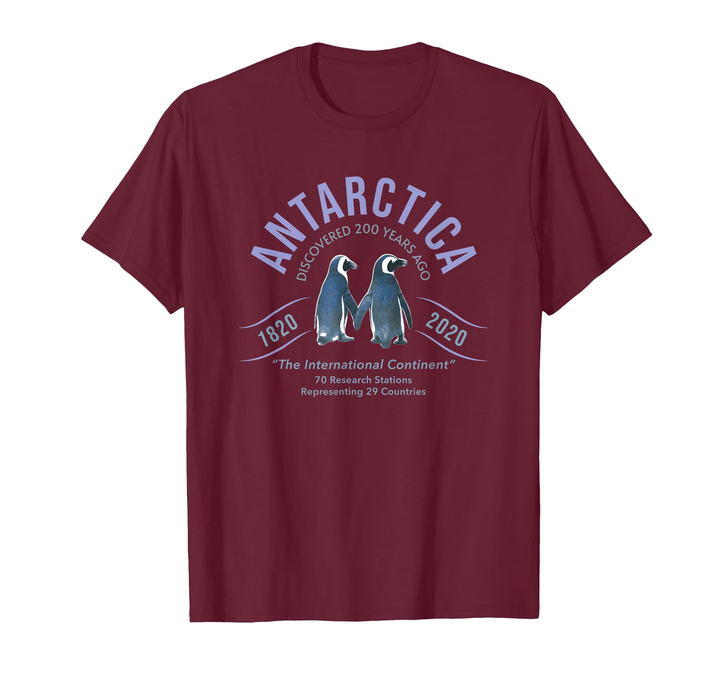 Antarctica Discovered 200 Years Ago Researchers Penguins T-Shirt