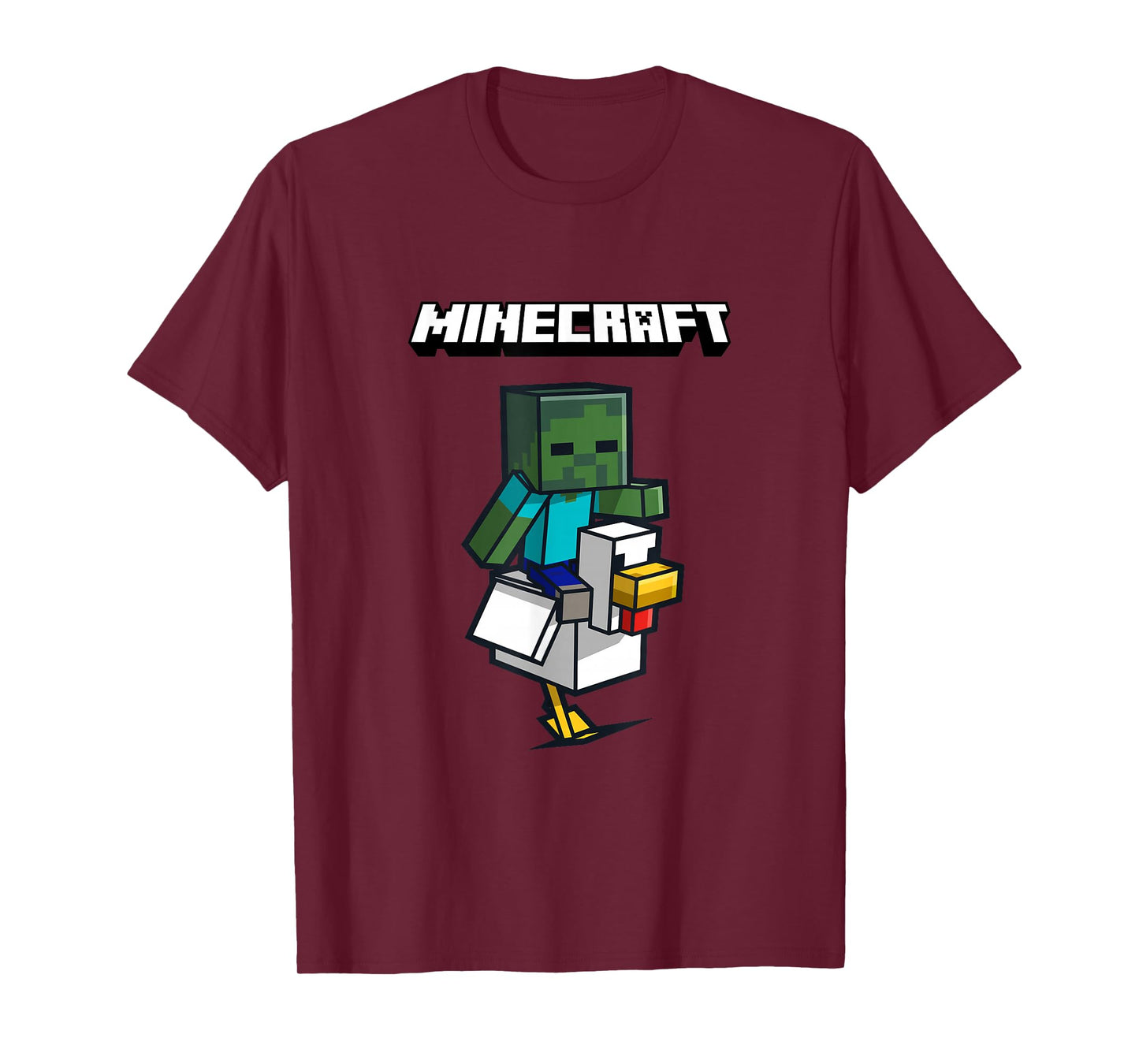 Minecraft Zombie Ride Chicken Jockey T-Shirt