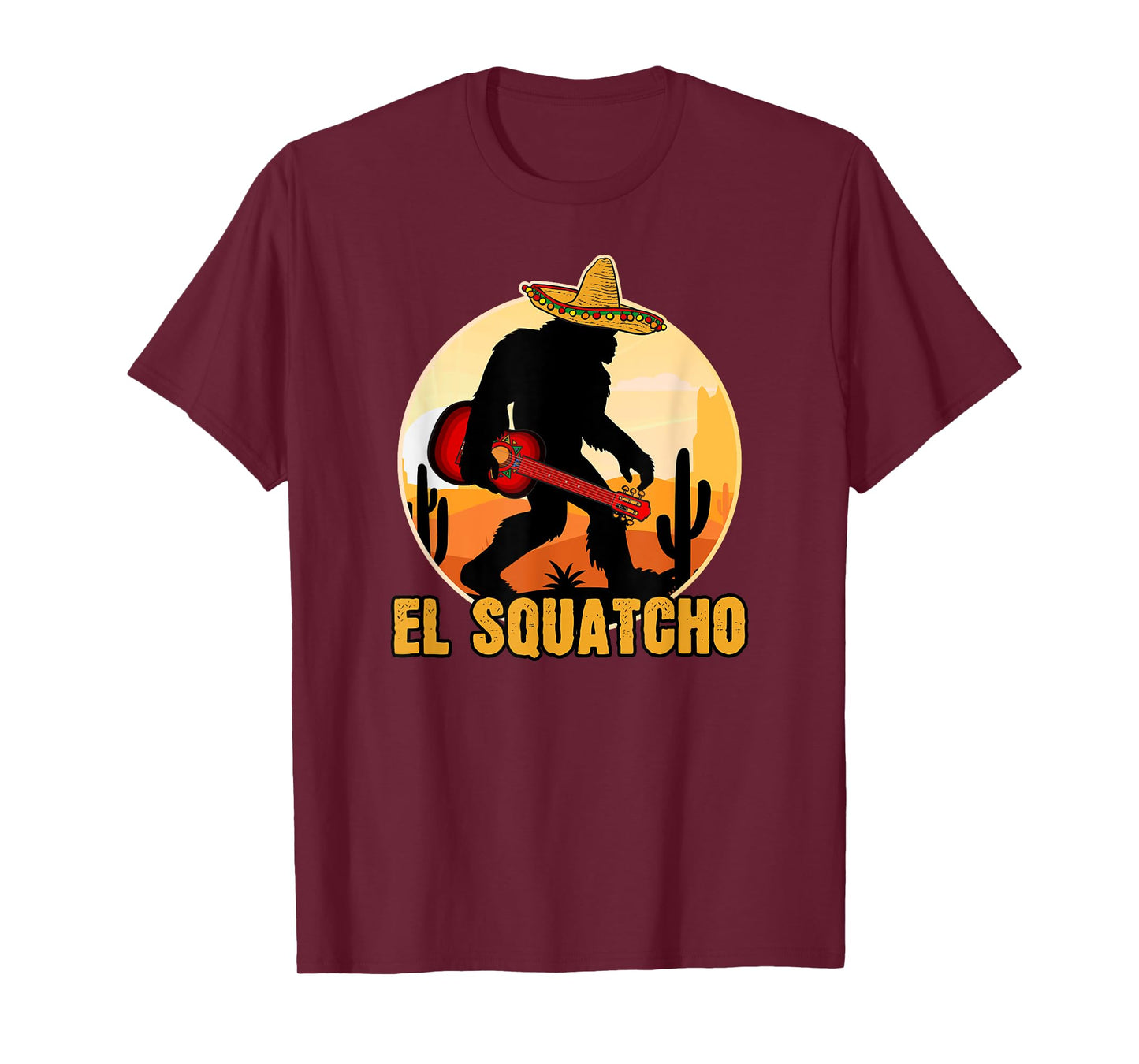 El Squatcho T-Shirt Mexican Cinco de Mayo Sasquatch T-Shirt