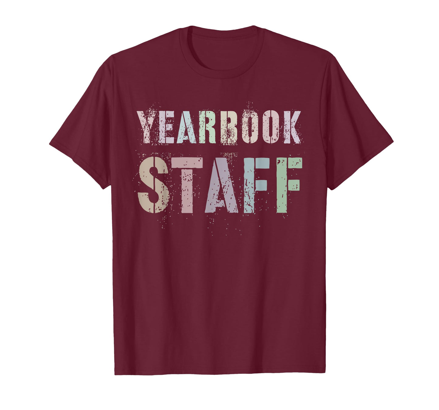 Vintage YEARBOOK STAFF Literary Club School Publication Edit T-Shirt