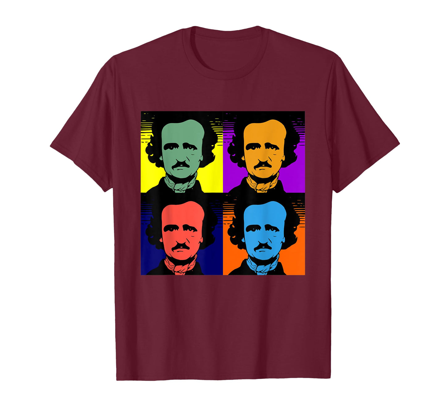 Edgar Allan Poe Pop Art Retro T-Shirt
