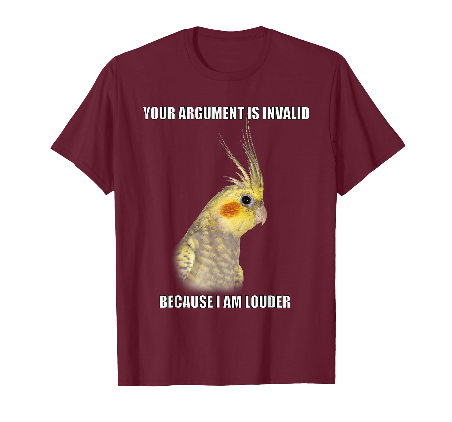 COCKATIEL Birds Funny Cockatiels Design T-Shirt