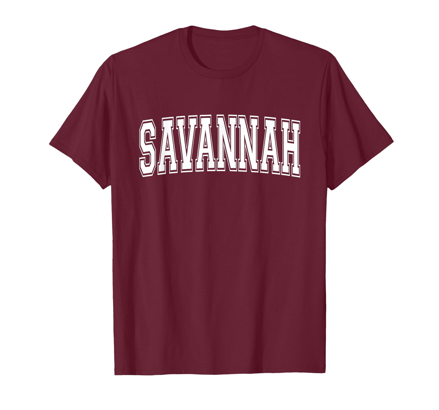 SAVANNAH GA GEORGIA USA Vintage Sports Varsity Style T-Shirt