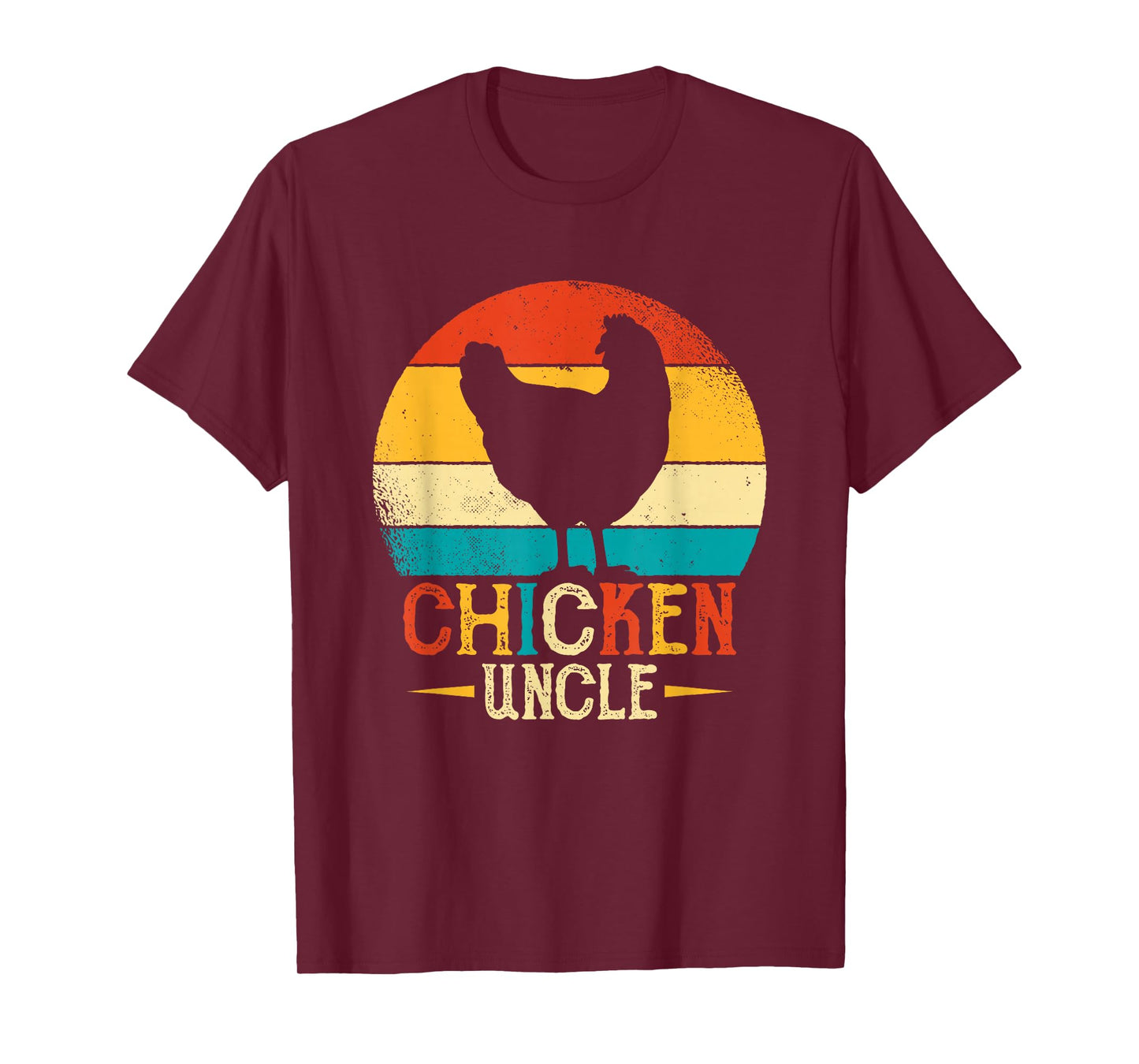 Chicken Lover Uncle Design - Chicken Uncle Poultry Farmer T-Shirt