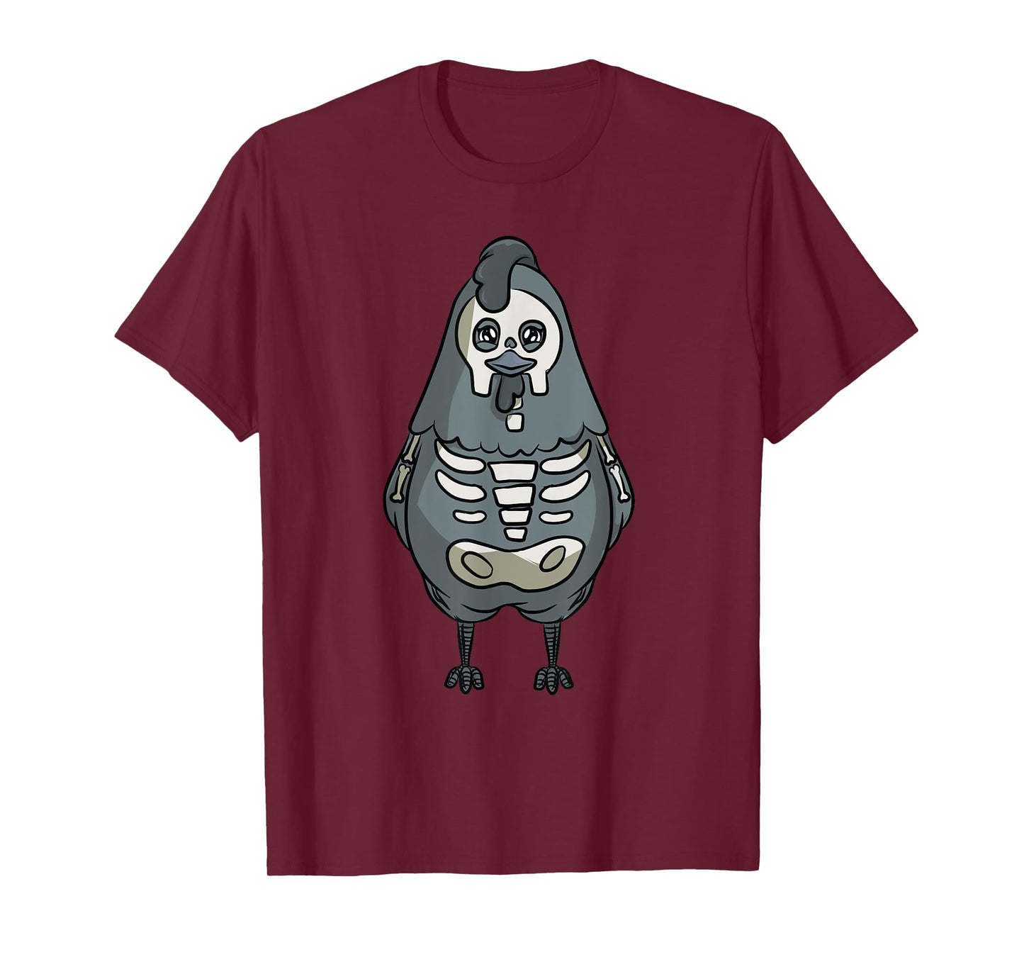 Chicken Skeleton Costume for Halloween Chickens T-Shirt