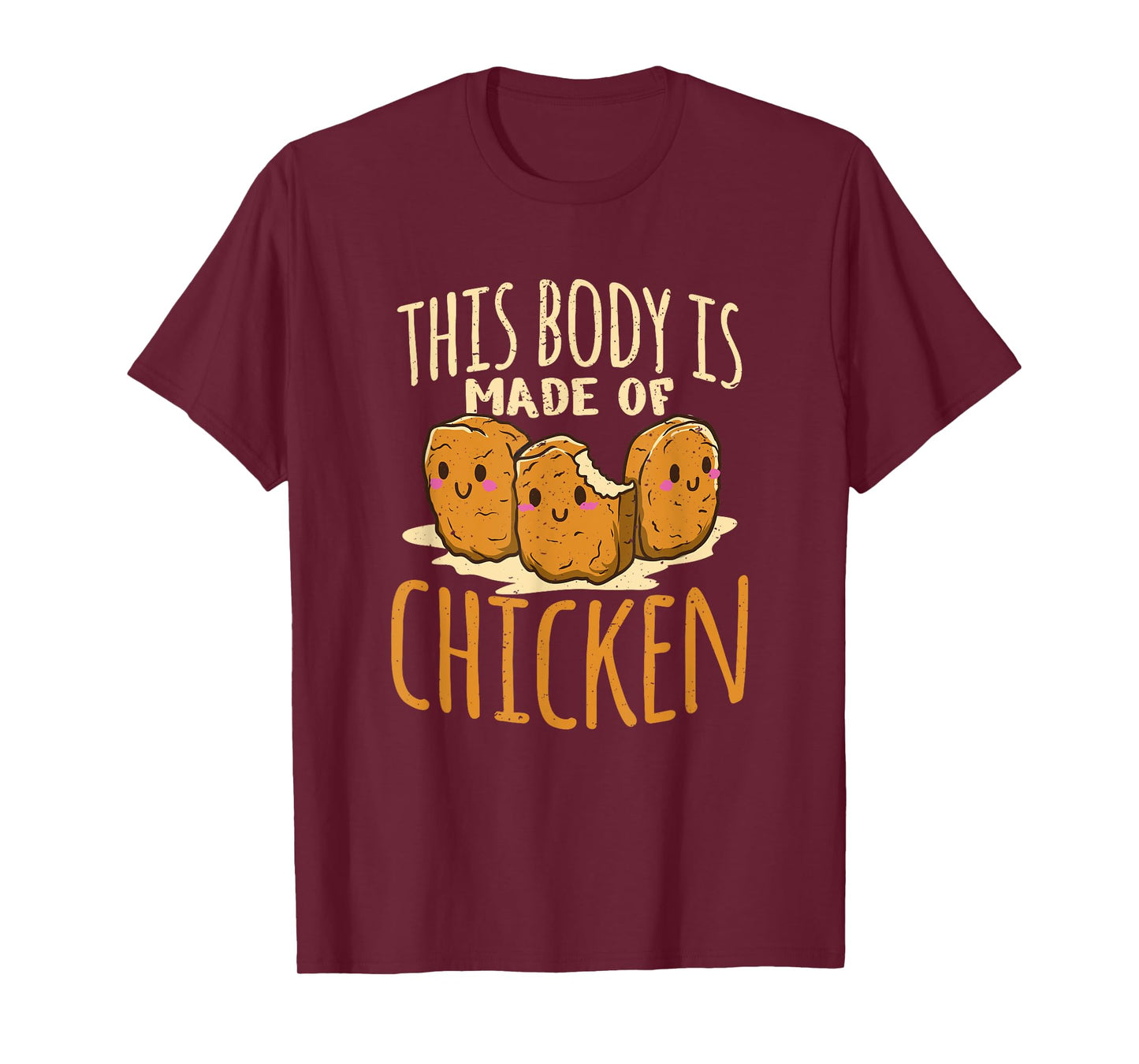 Chicken nuggets chicken chicken fast food funny saying T-Shirt