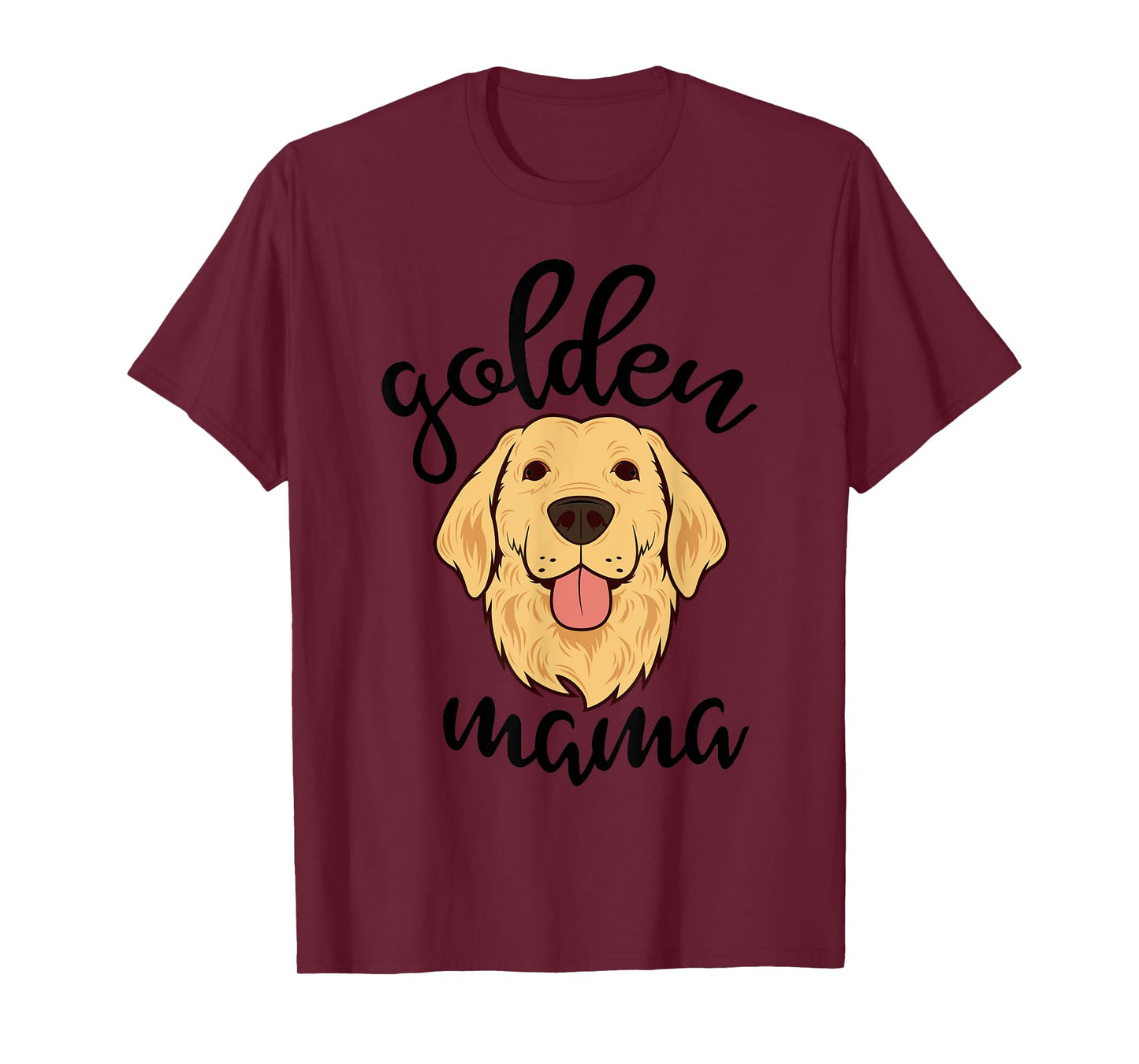 Golden Retriever Mama Funny Dog Lovers Gift For Mom Women T-Shirt