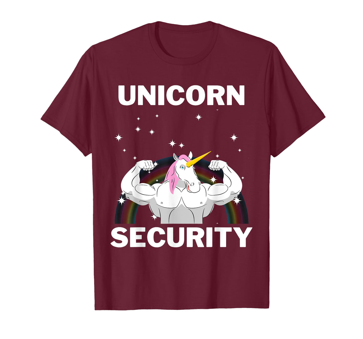 Unicorn Security Funny Gift Buff Strong T-Shirt