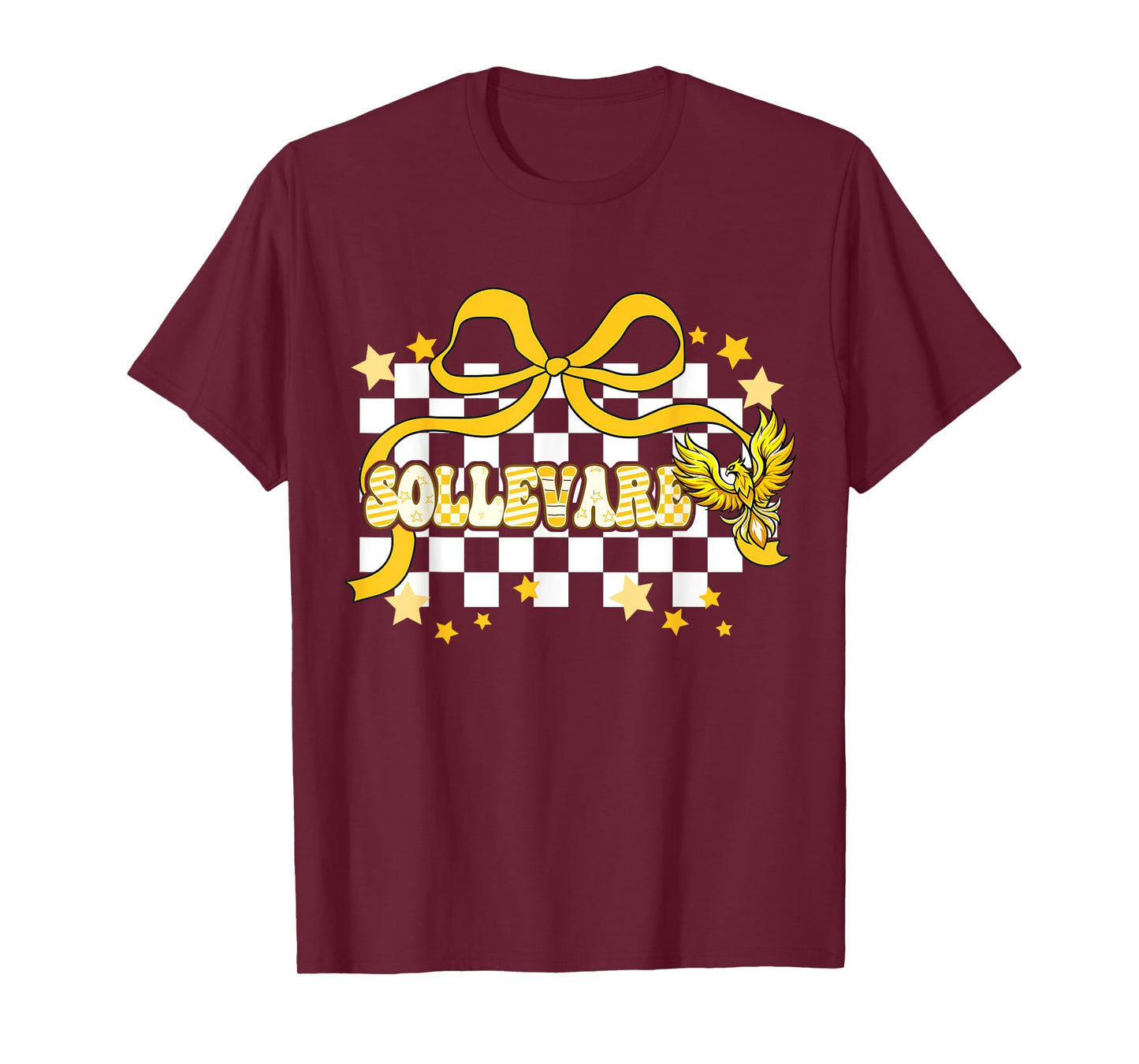 Sollevare Coquette Throwback Mascot School Spirit T-Shirt