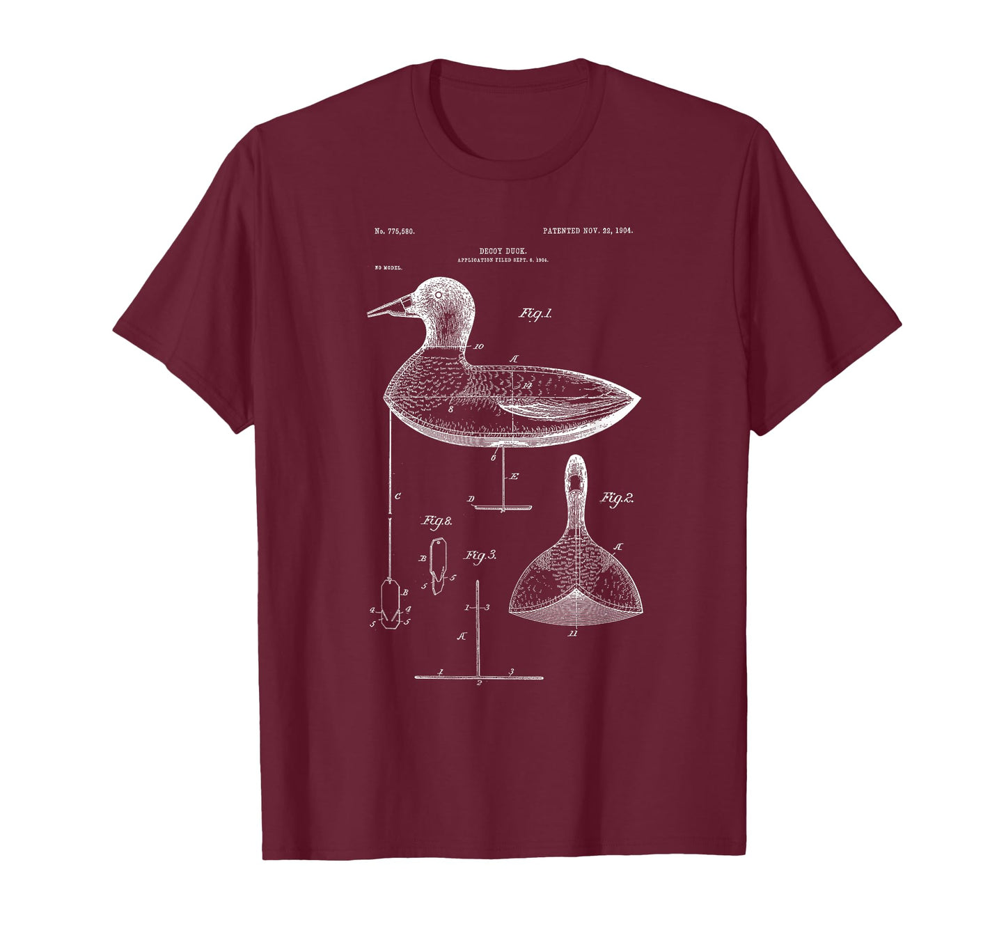 Vintage Duck Hunting Decoy Shirt - Wood Mallard Carving Tee T-Shirt