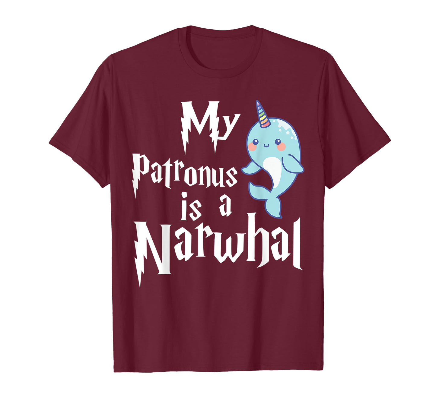 My Patronus Is A Narwhal Women Narwhal Lovers Girls Kid Gift T-Shirt