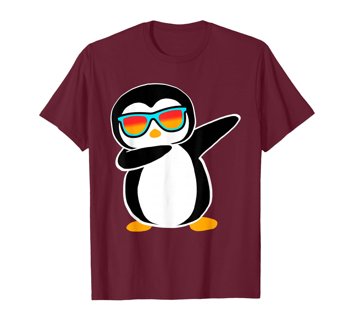 Dabbing Penguin Cute Animal Birthday Party Gift T-Shirt