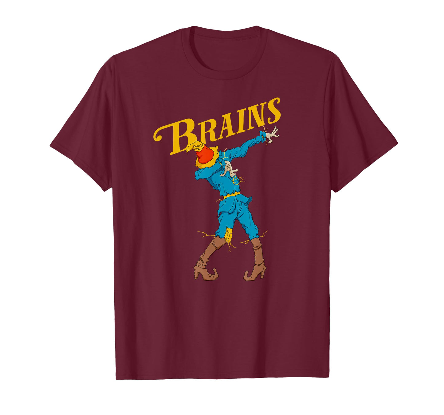 OZ Scarecrow Brains Shirt Art-Classic Dabbing Wizard Of Oz T-Shirt