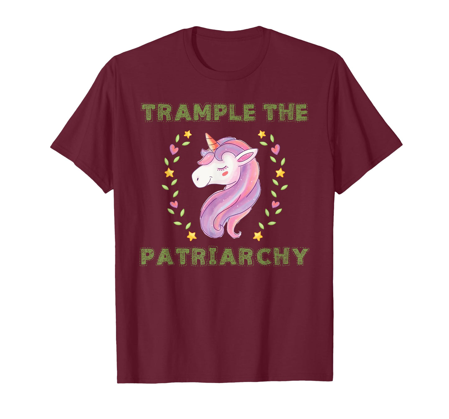 Trample The Patriarchy, Unicorn Lovers Feminist T-Shirt