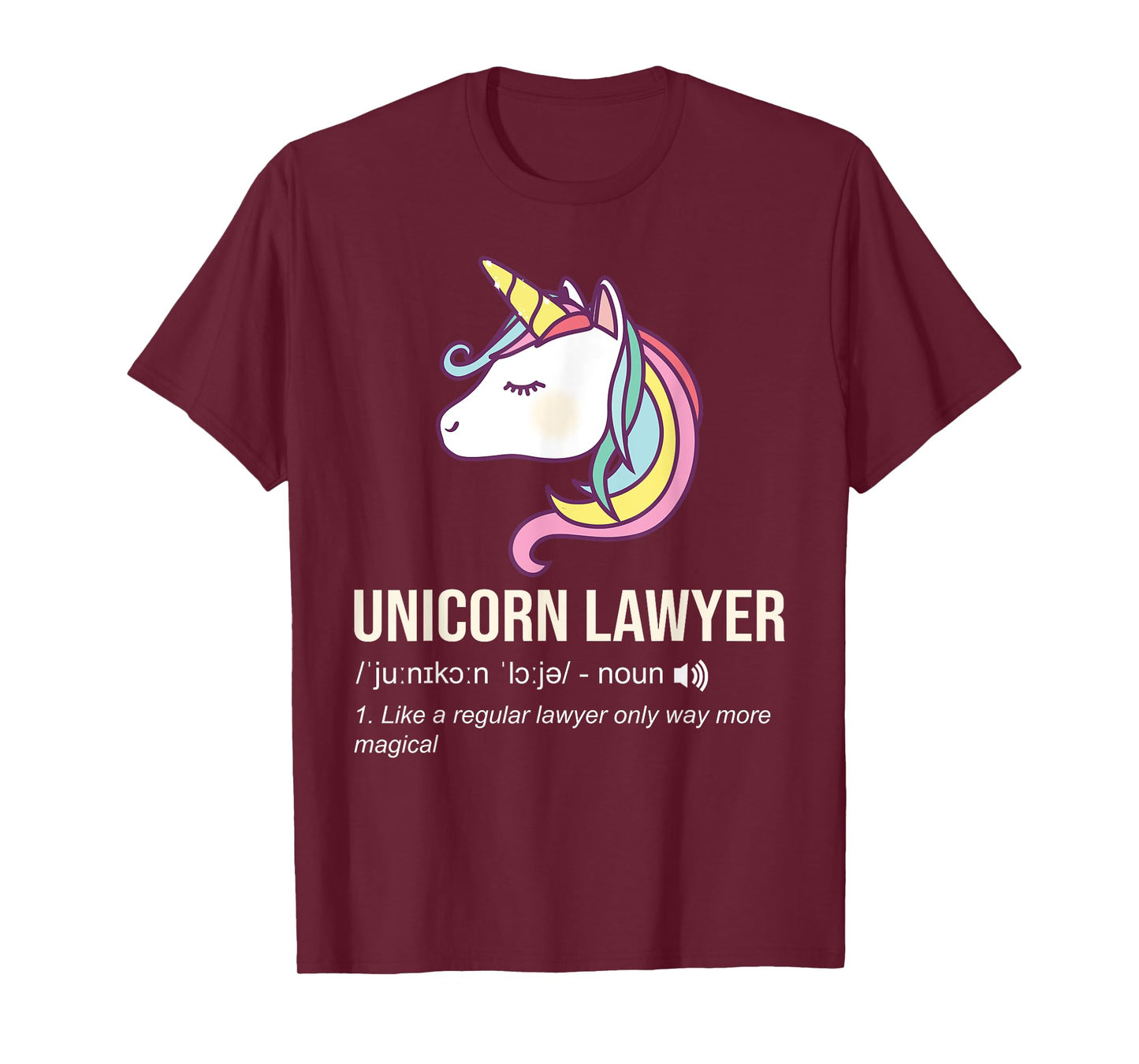 Unicorn Lawyer Like A Regular Lawyer Funny Shirt T-Shirt