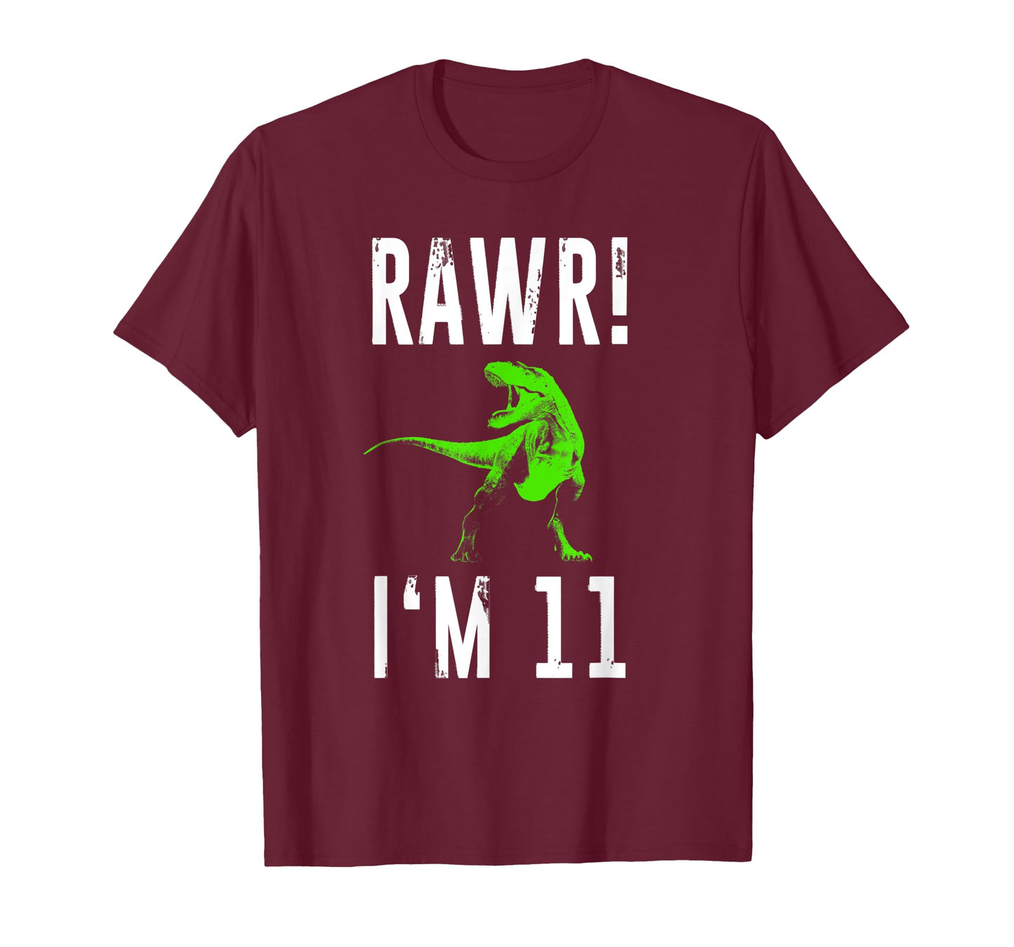 Eleven Year Old Dinosaur | 11th Birthday Rawr I'm 11 Shirt