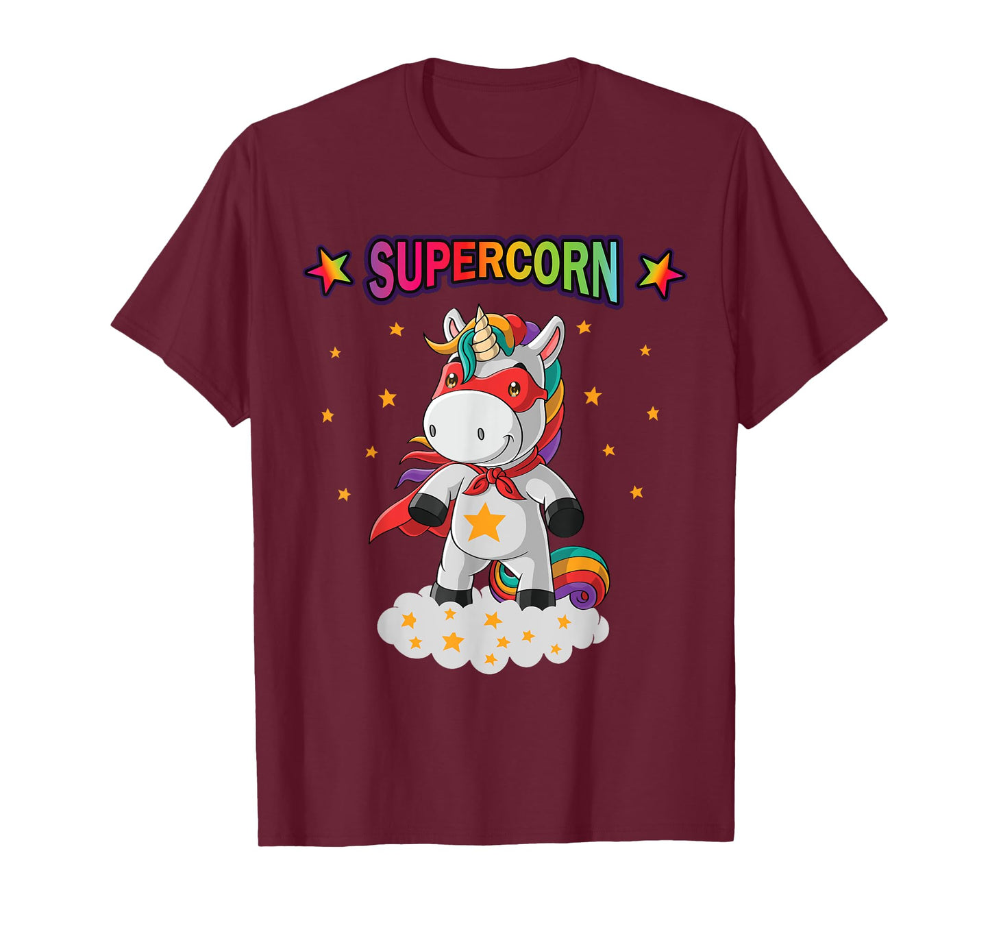 Unicorn Superhero Supercorn Hero Boys Girls Gift T-Shirt
