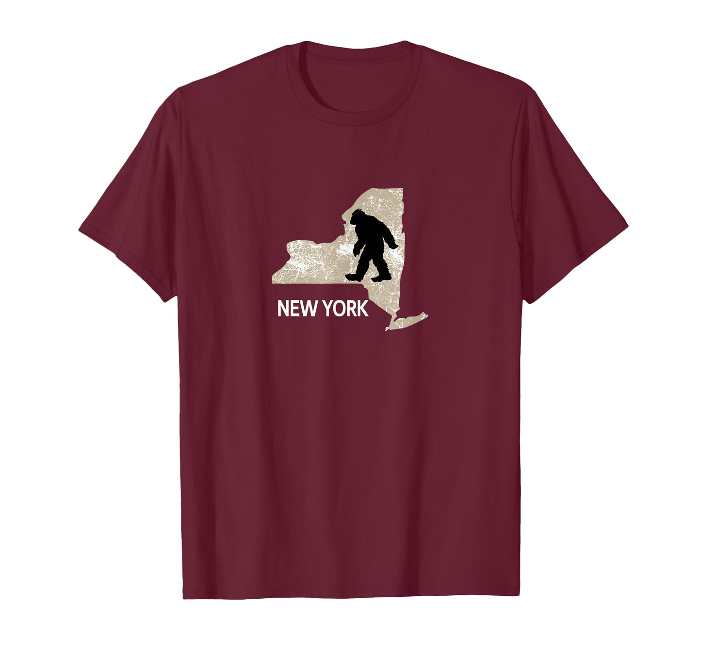 Funny Bigfoot I Believe Loves New York NY Sasquatch T-Shirt