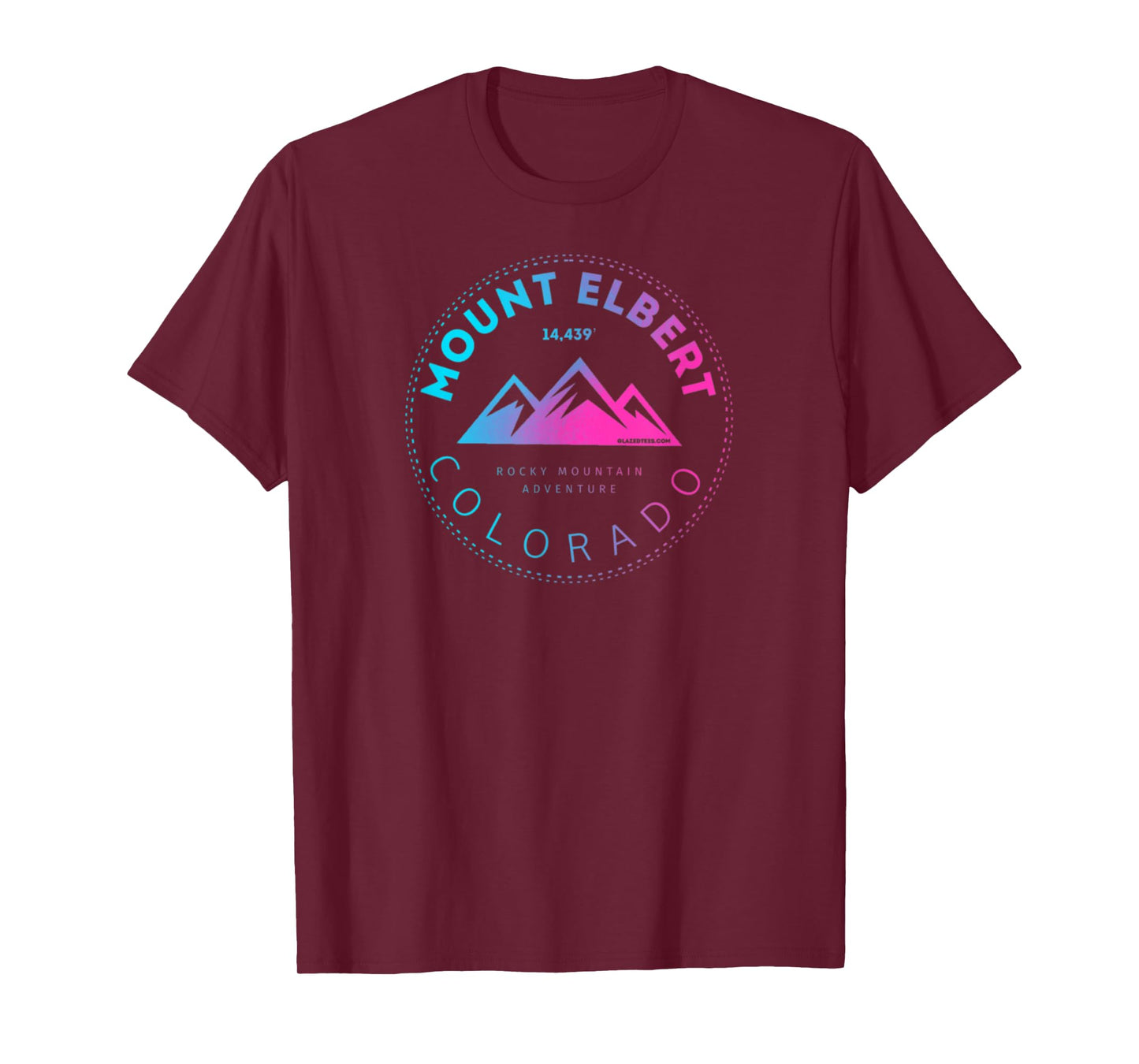 Mount Elbert Colorado 14er - Retro Rocky Mountain T-Shirt