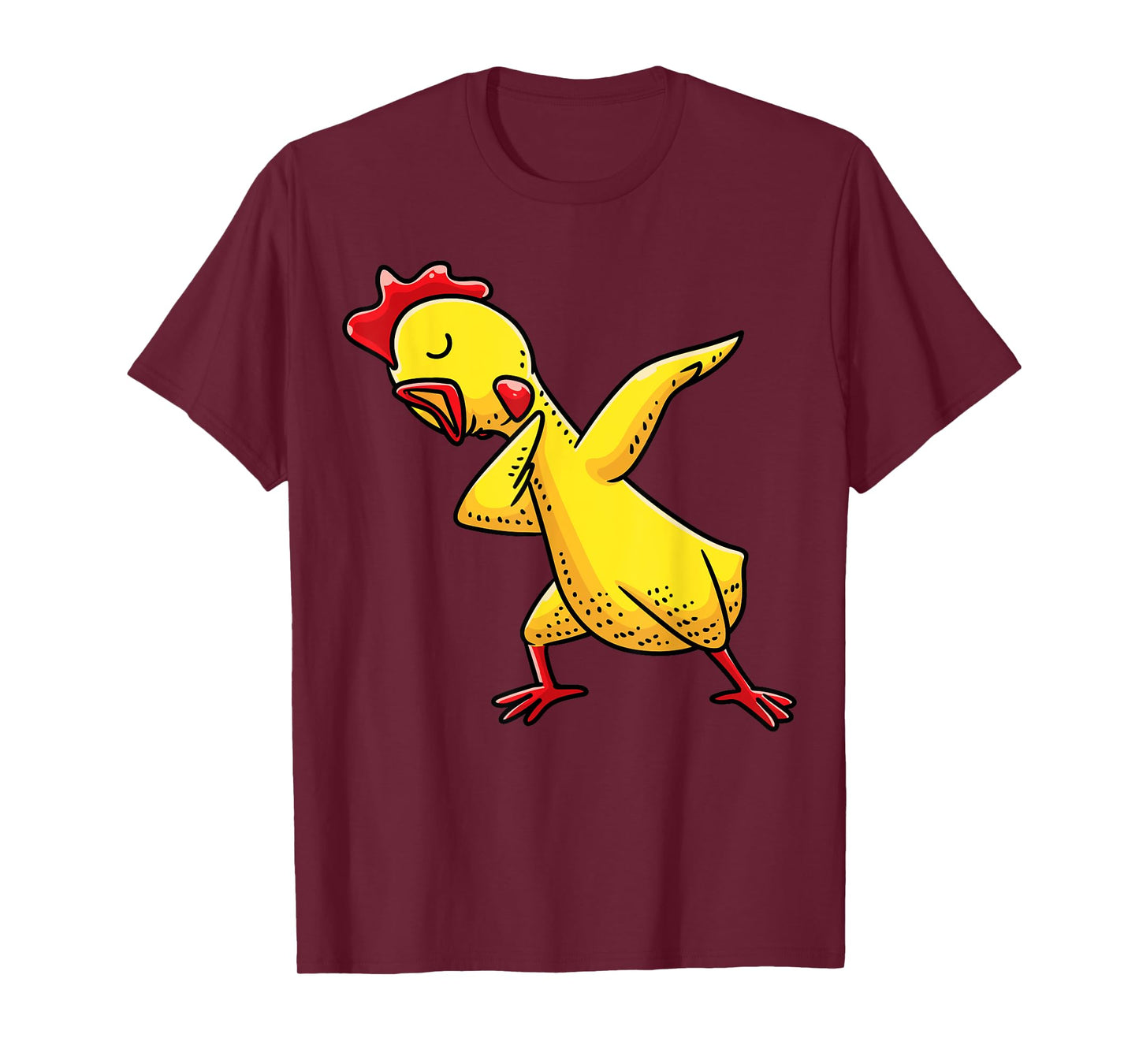 Dabbing Rubber Chicken Funny Men Women Kids T-Shirt