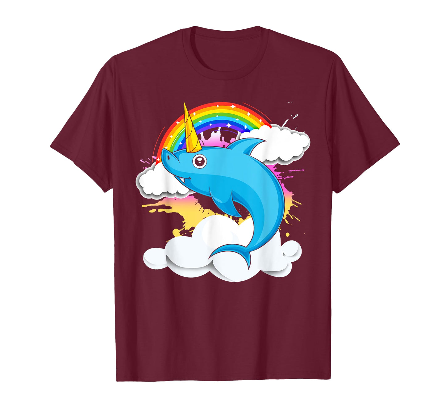 Sea Animal Rainbow Sharkicorn Fantasy Creature Unicorn Shark T-Shirt