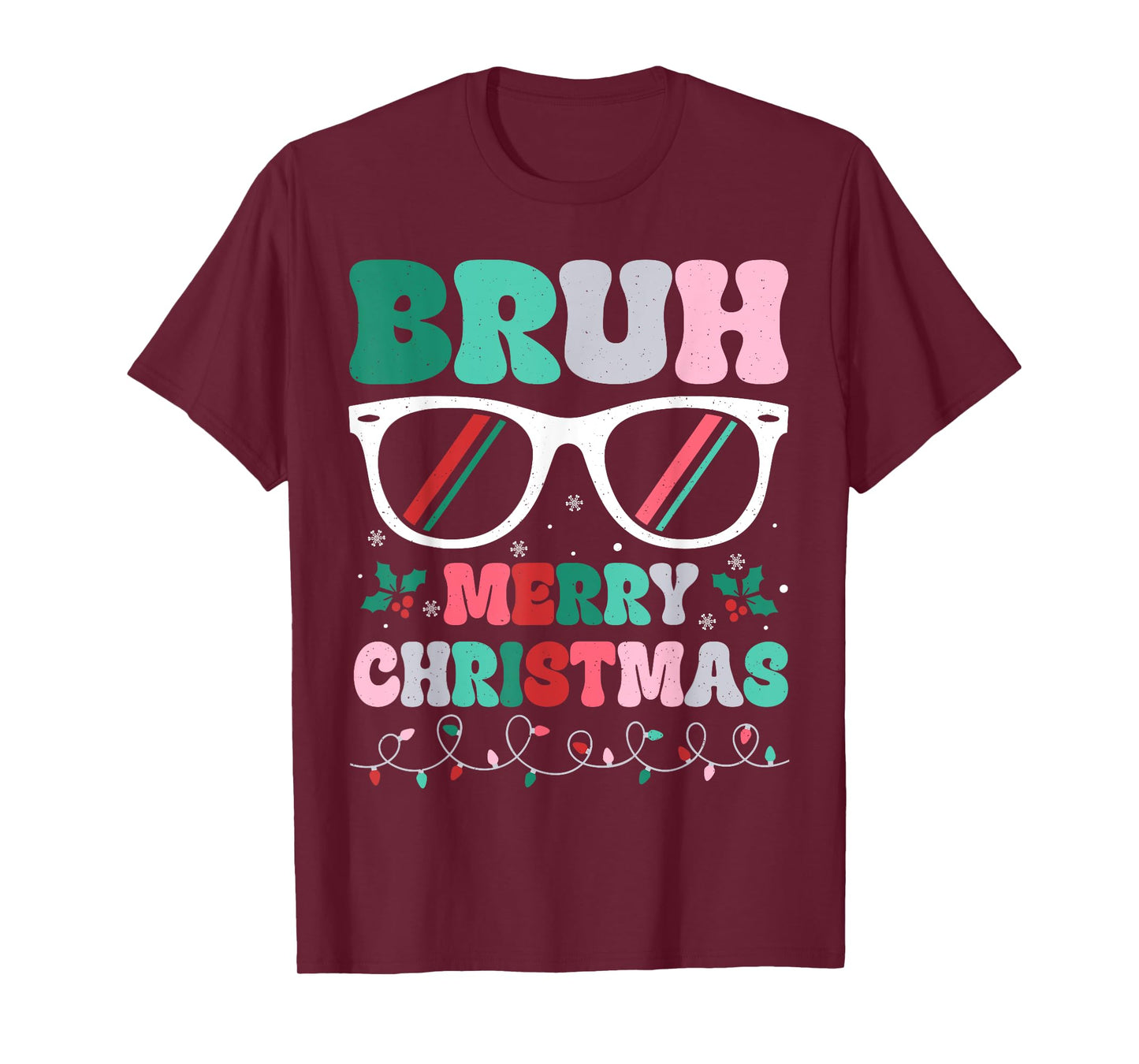 Bruh Christmas Boys Teens Kids Funny Xmas Merry Christmas T-Shirt