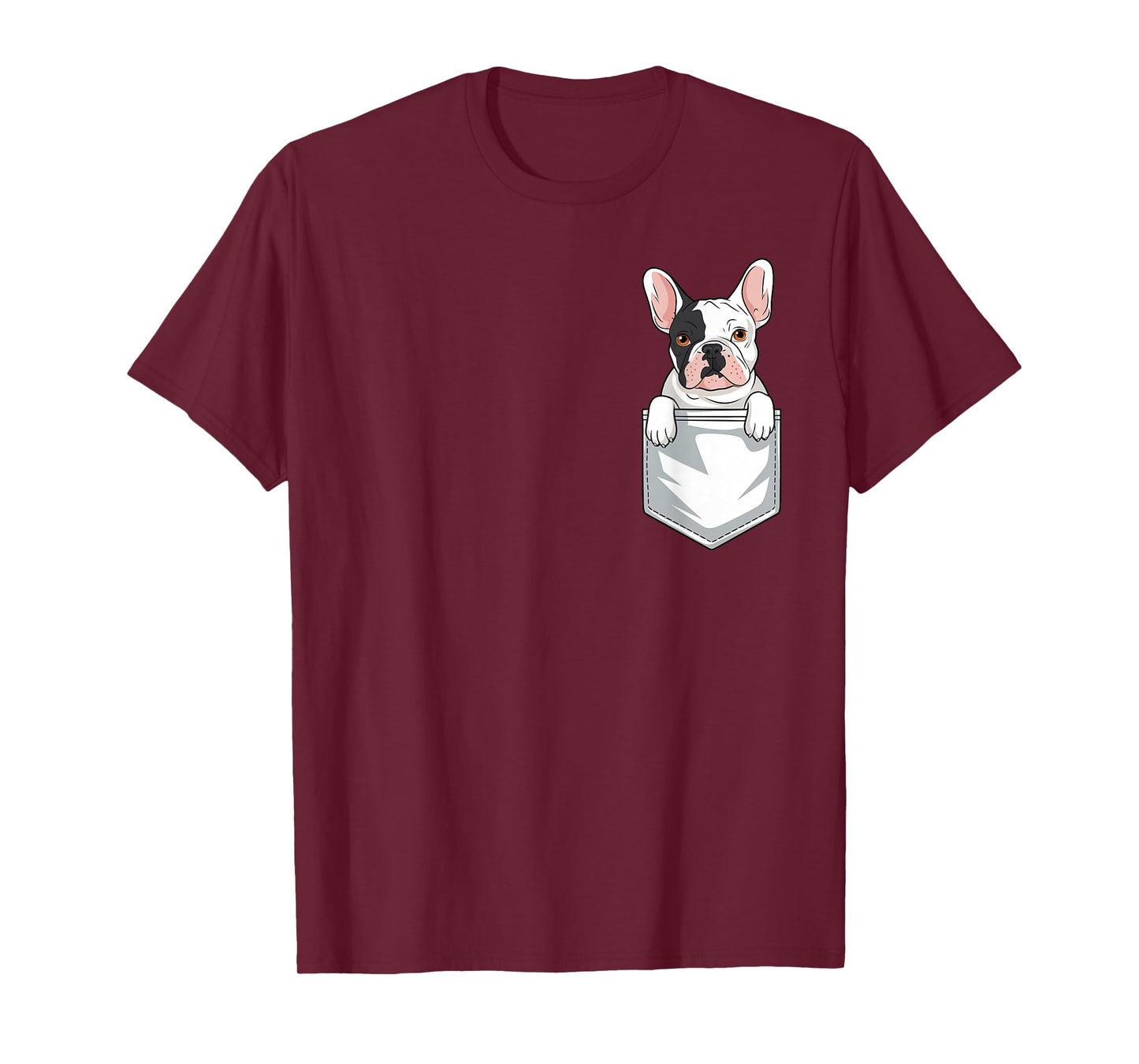 French Bulldog In Pocket T-Shirt