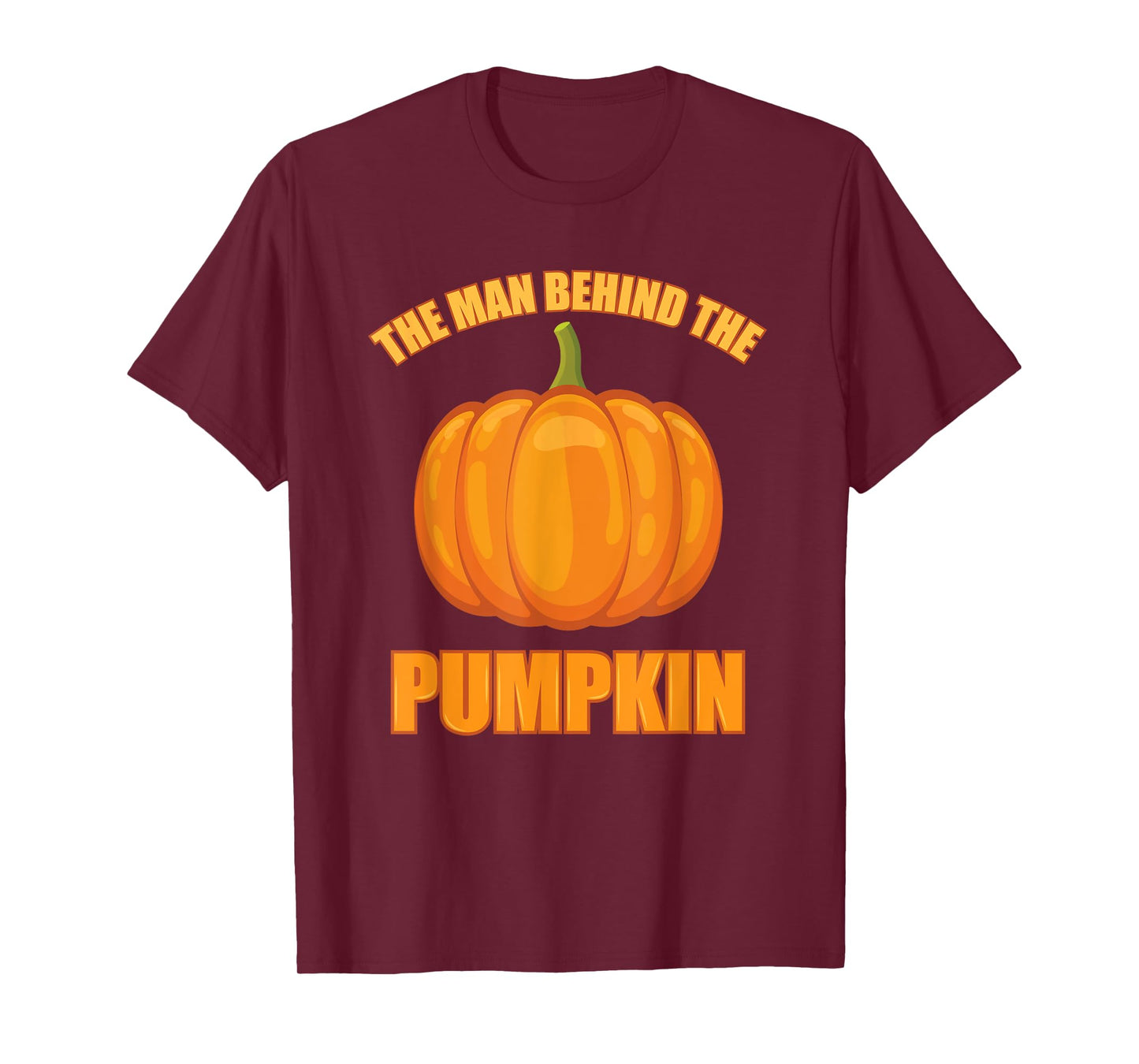 The Man Behind The Pumpkin Dad Soon Halloween Pregnancy T-Shirt
