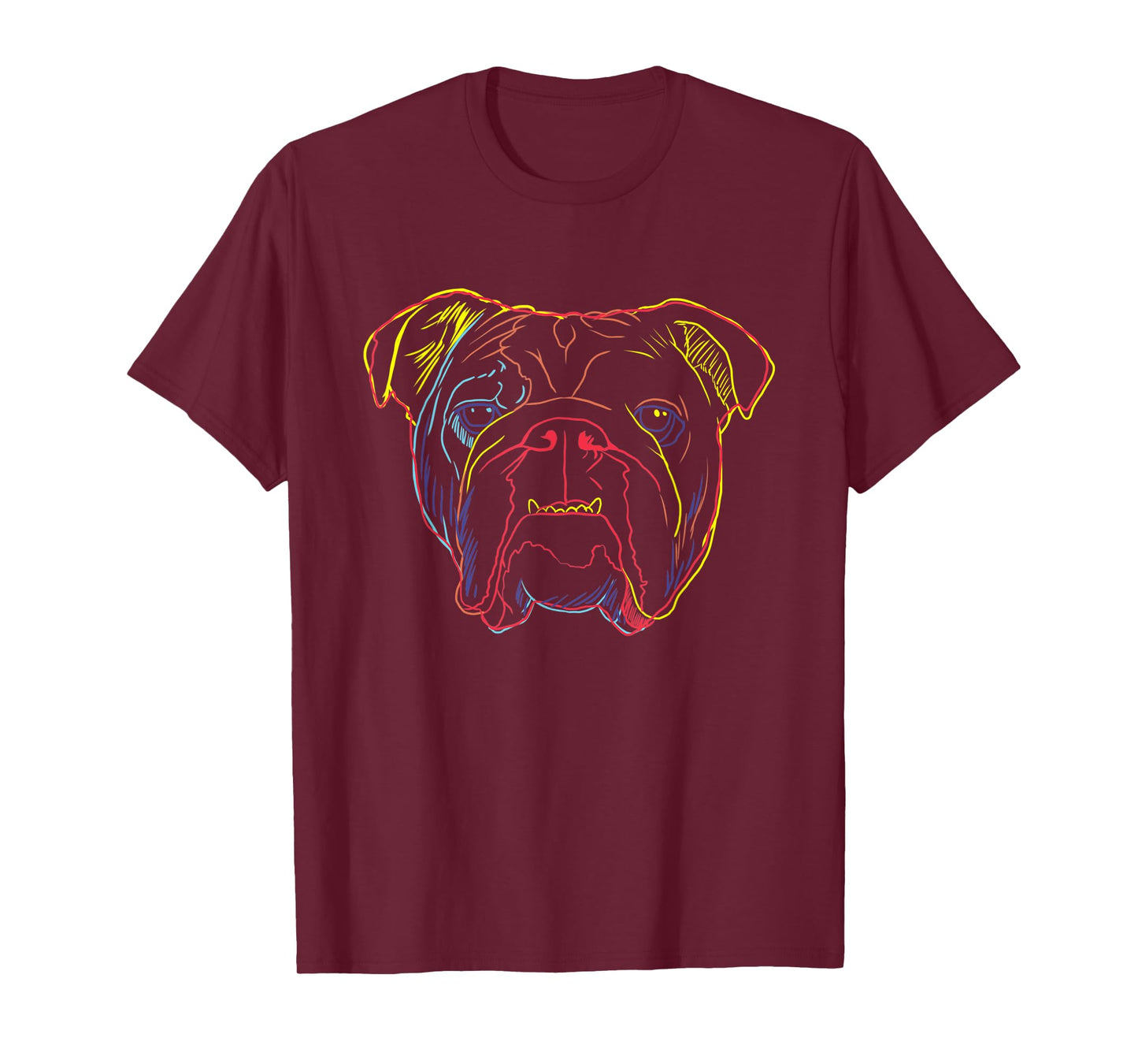 Dog English Bulldog T-Shirt for Men Women