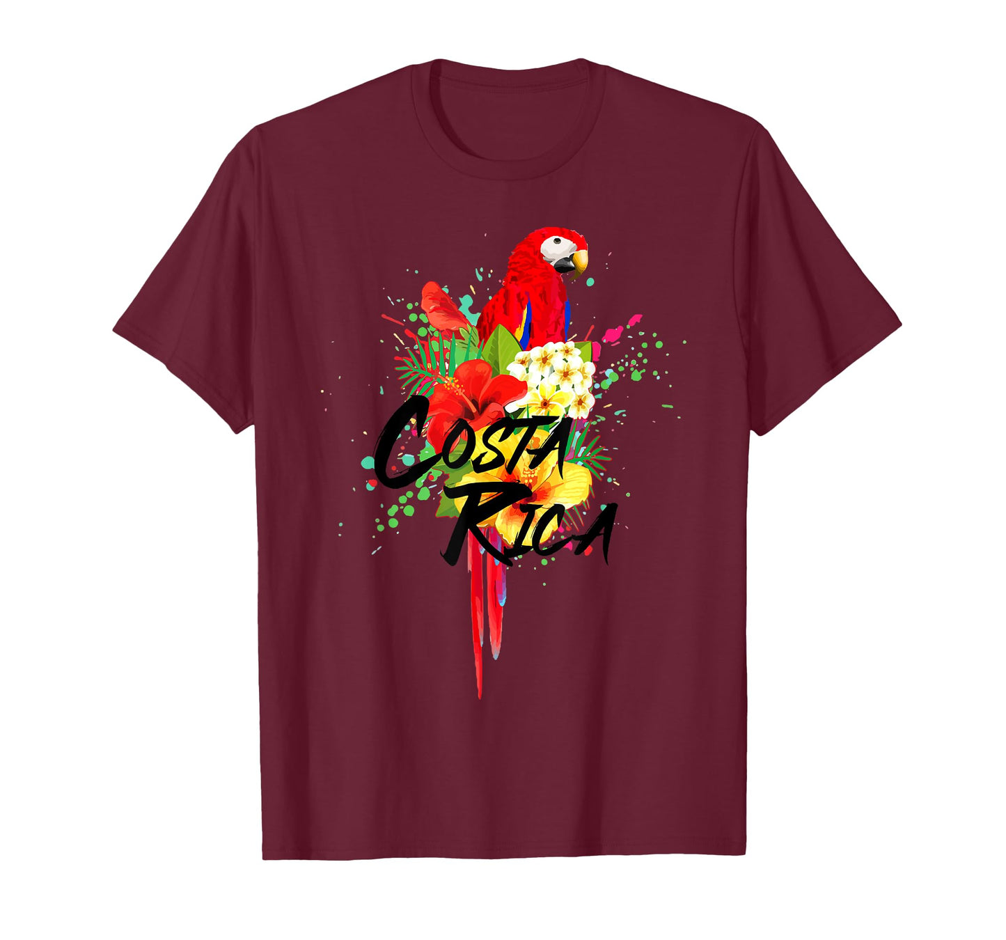 Costa Rica Souvenirs Parrot Tropical Bird Vintage T-Shirt