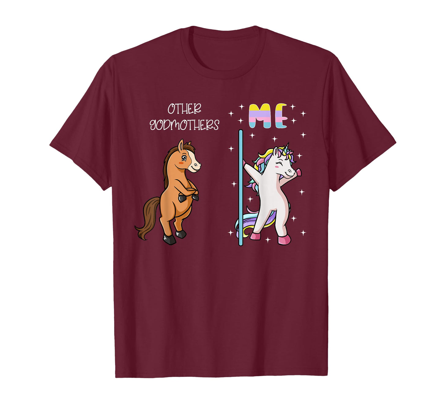 Other Godmother Me A Unicorn Dancing Godparents Day T-Shirt