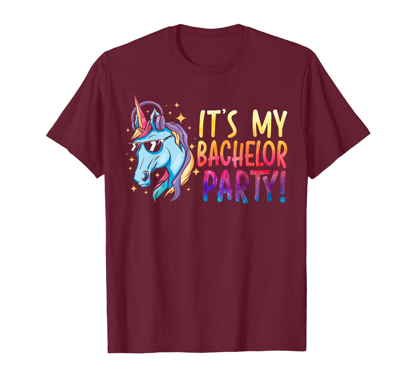 It's My Bachelor Party Unicorn Groom Marriage Wedding T-Shirt