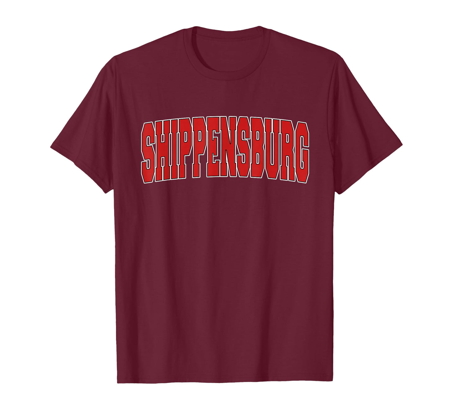 SHIPPENSBURG PA PENNSYLVANIA Varsity Style USA Vintage Sport T-Shirt