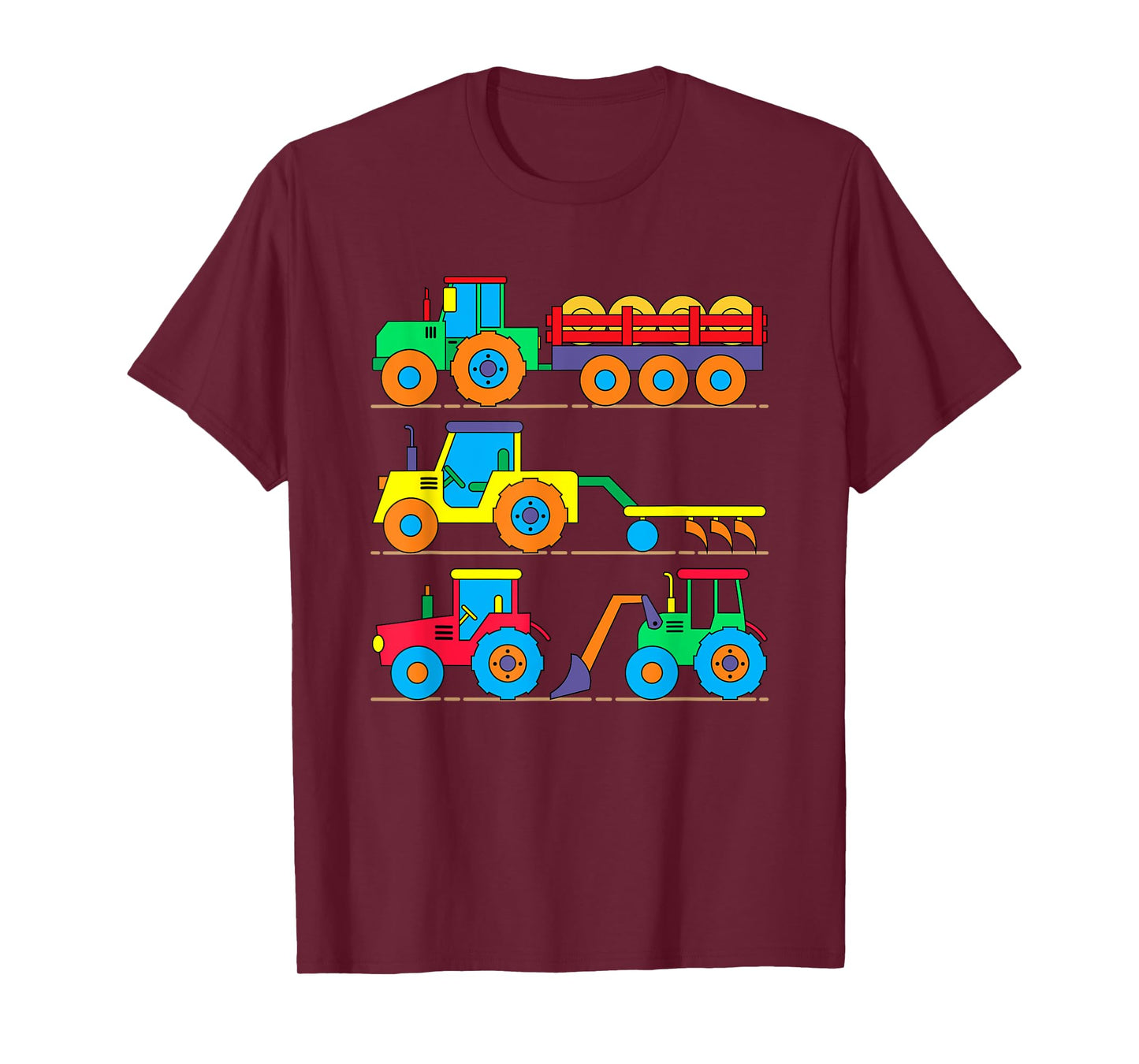 Tractors Tractor Bulldog Agricultural Machines Boys T-Shirt