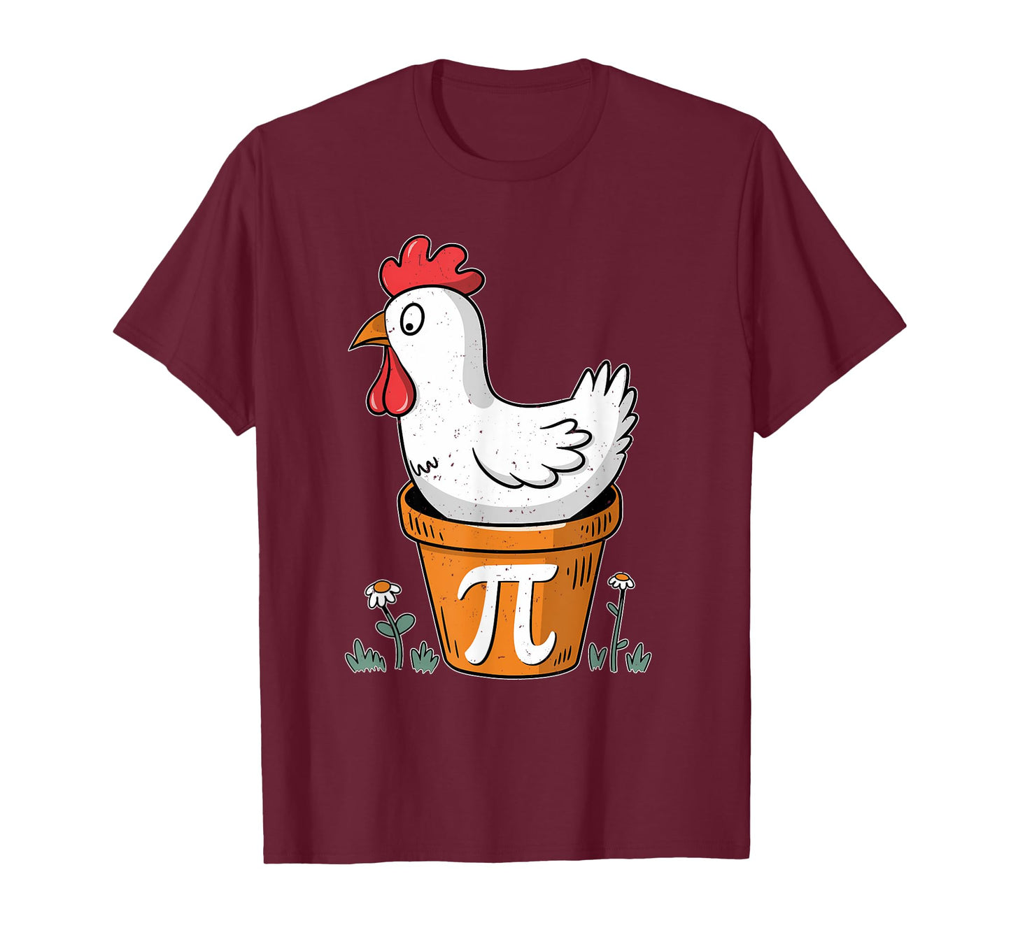 Funny Chicken Pi Day Shirt Math Lover Gift Men Woman Kids T-Shirt