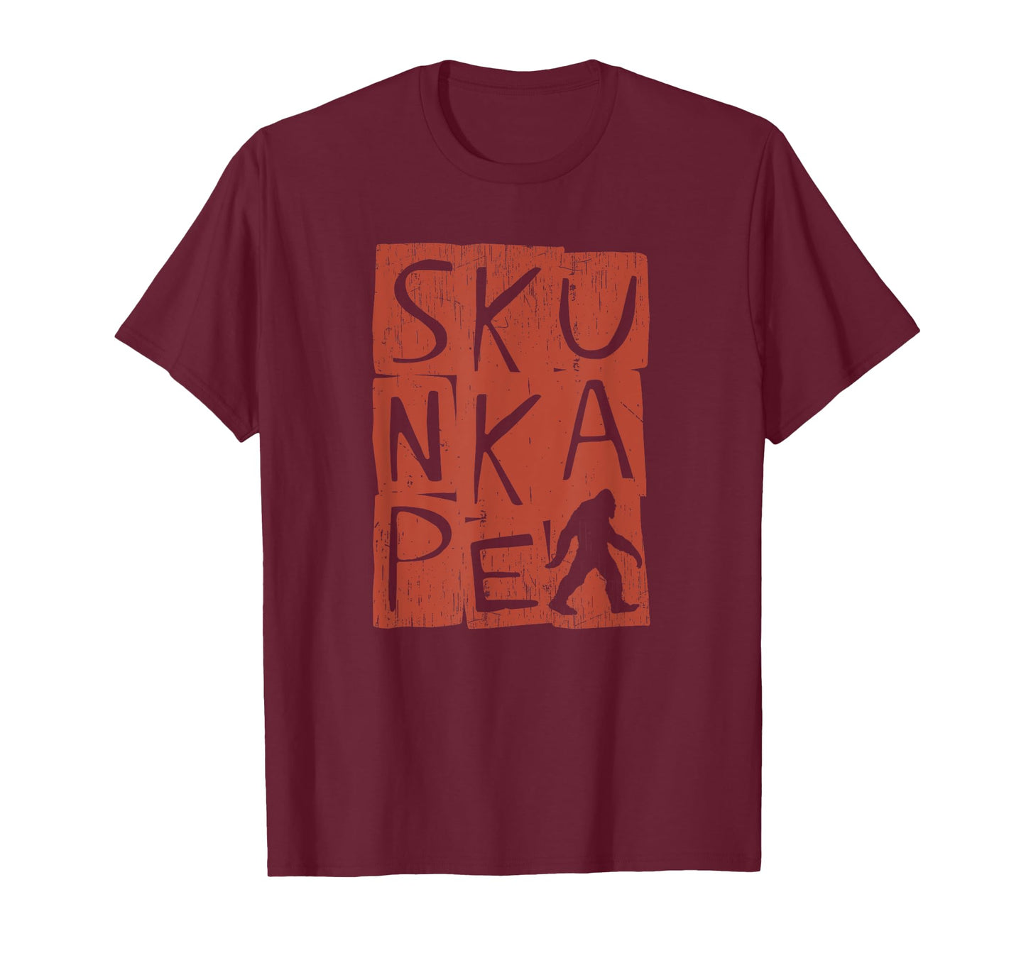 Skunk Ape - Sasquatch Florida Bigfoot Grunge Cryptid T-Shirt
