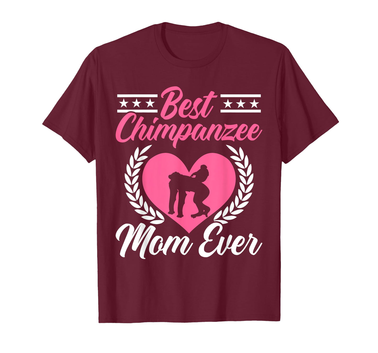 Best Chimpanzee Mom Ever Chimp Monkey Lover Ape Mommy T-Shirt