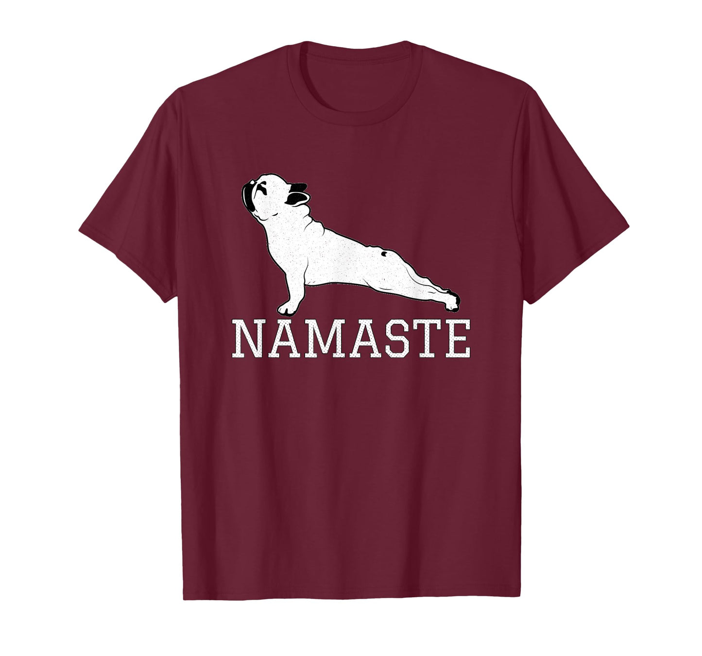 French Bulldog Yoga Funny Frenchie Namaste Lovers Gift T-Shirt for Men Women Girls Kids